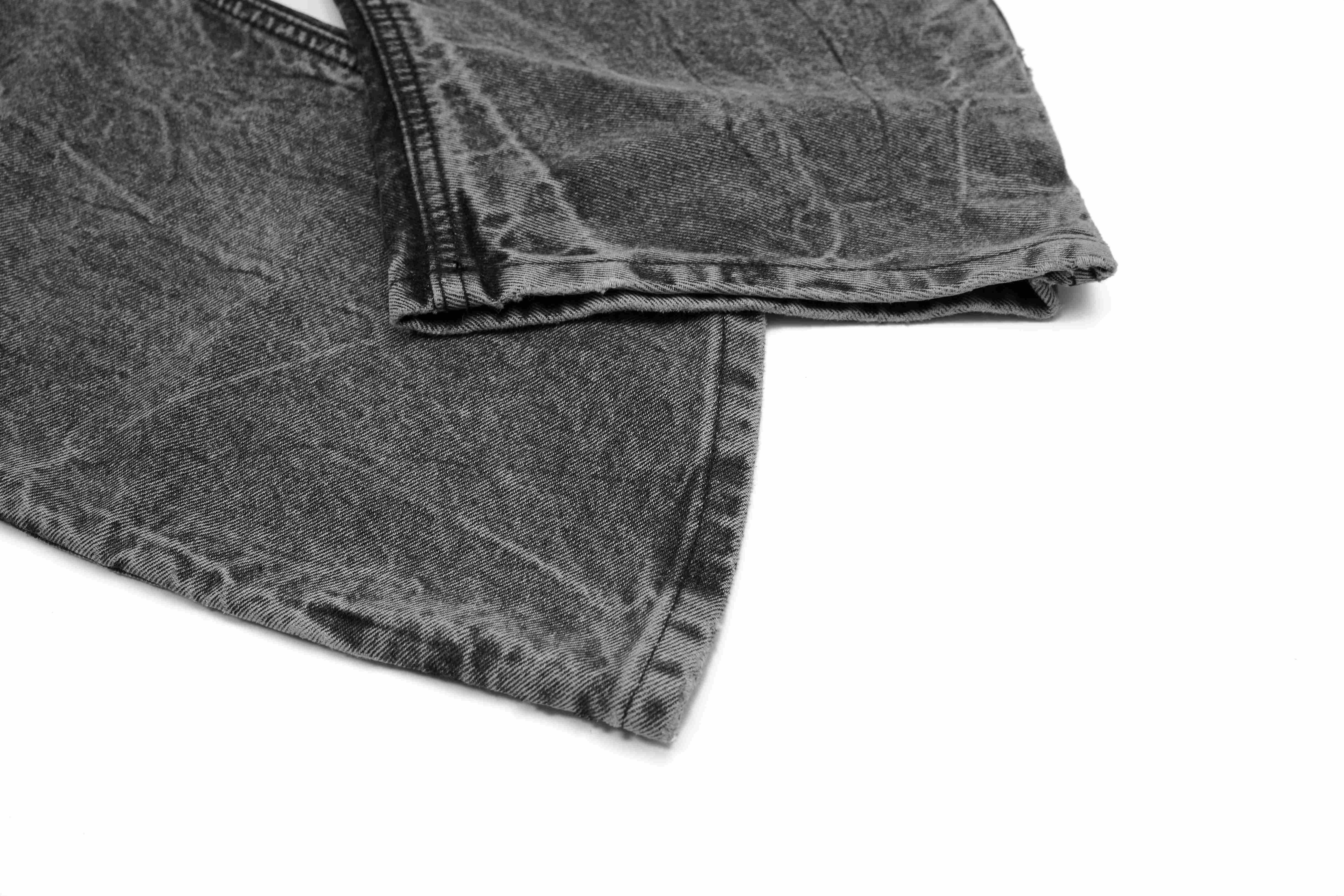 CapCabin Distressed Studded Denim Pants