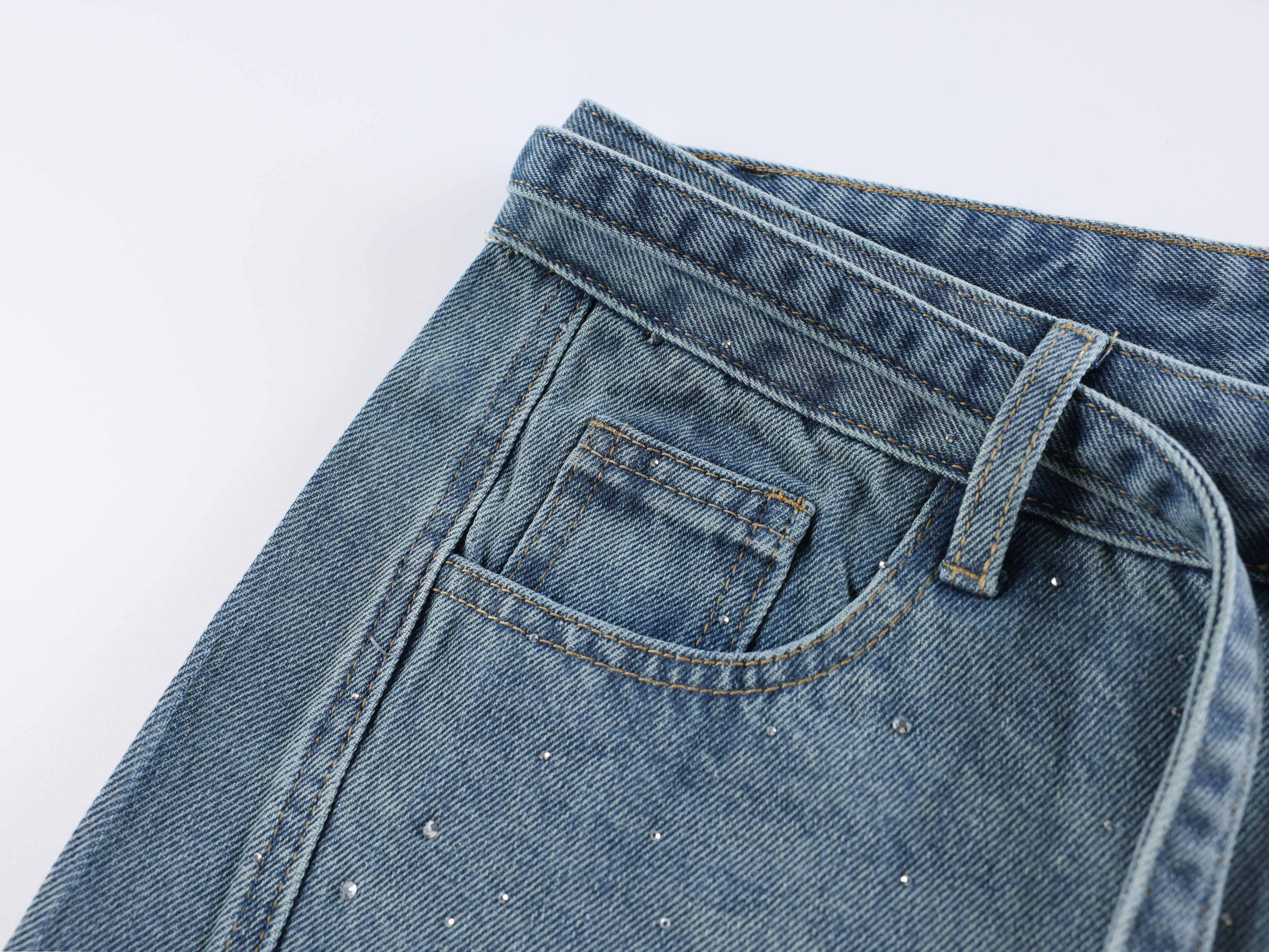 CapCabin “Starlight Dust Denim Pants”