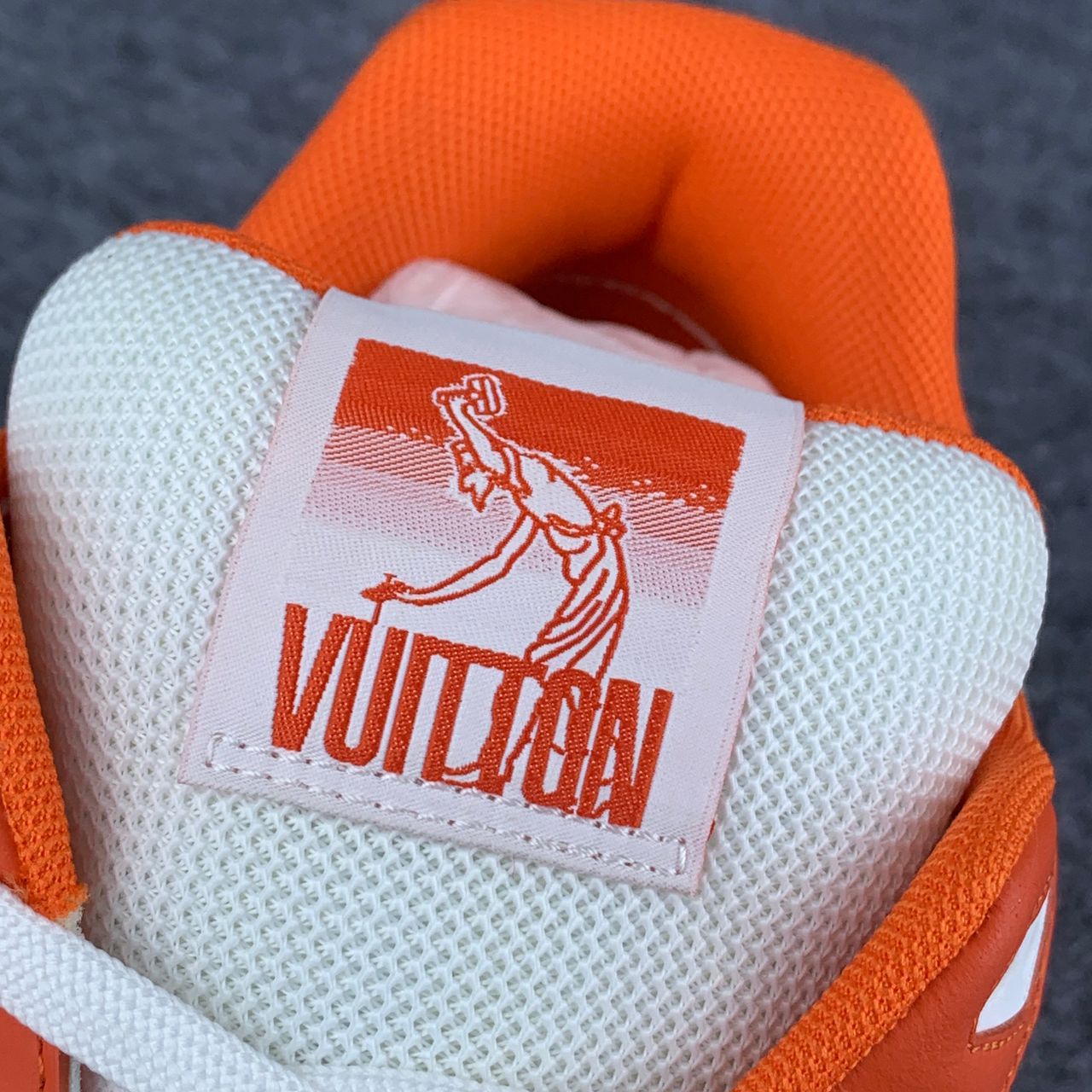 LV Trainer Low ‘Velcro Strap Orange Monogram Denim’: