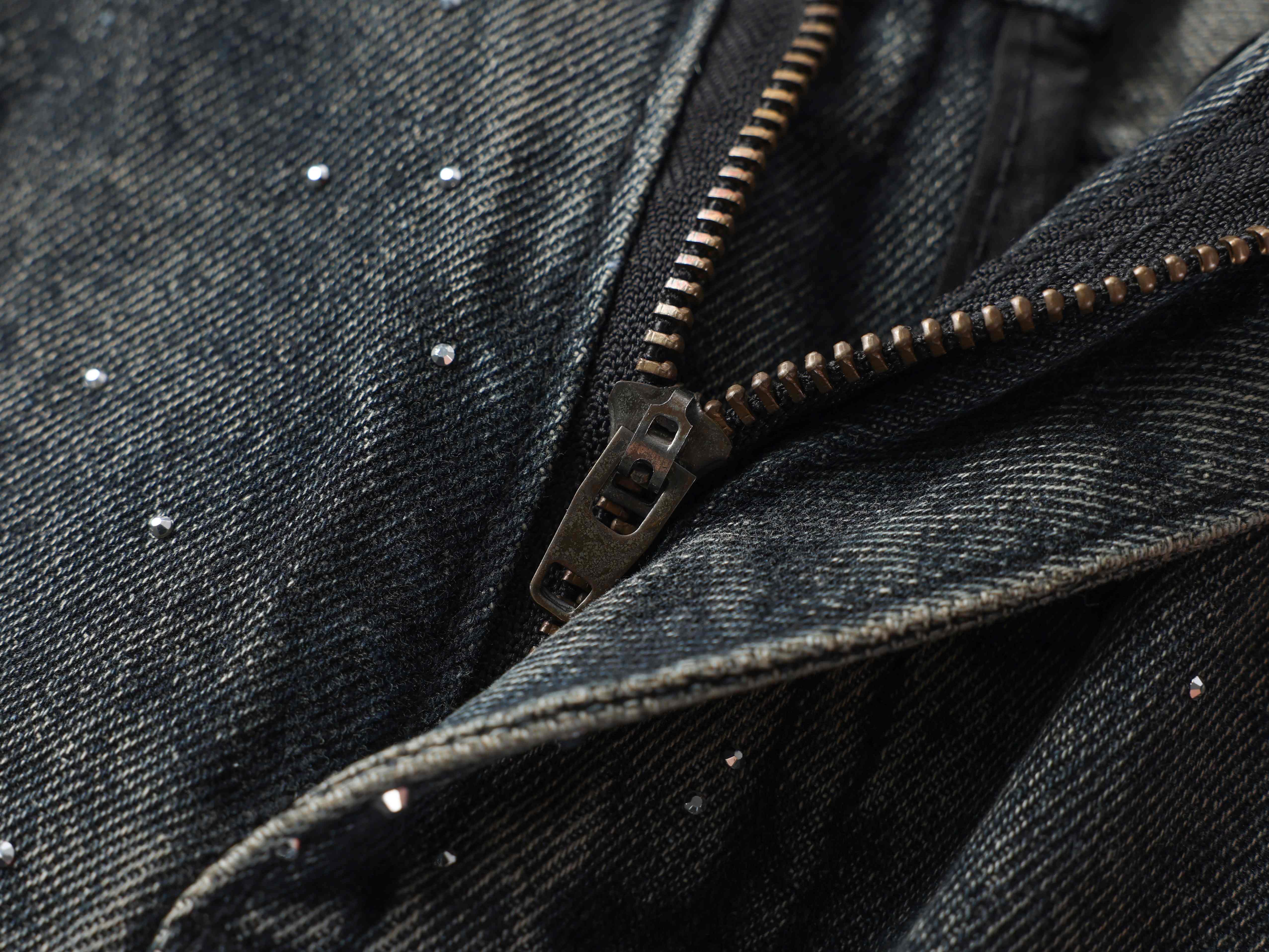 CapCabin Starfade Wide-Leg Denim Pants