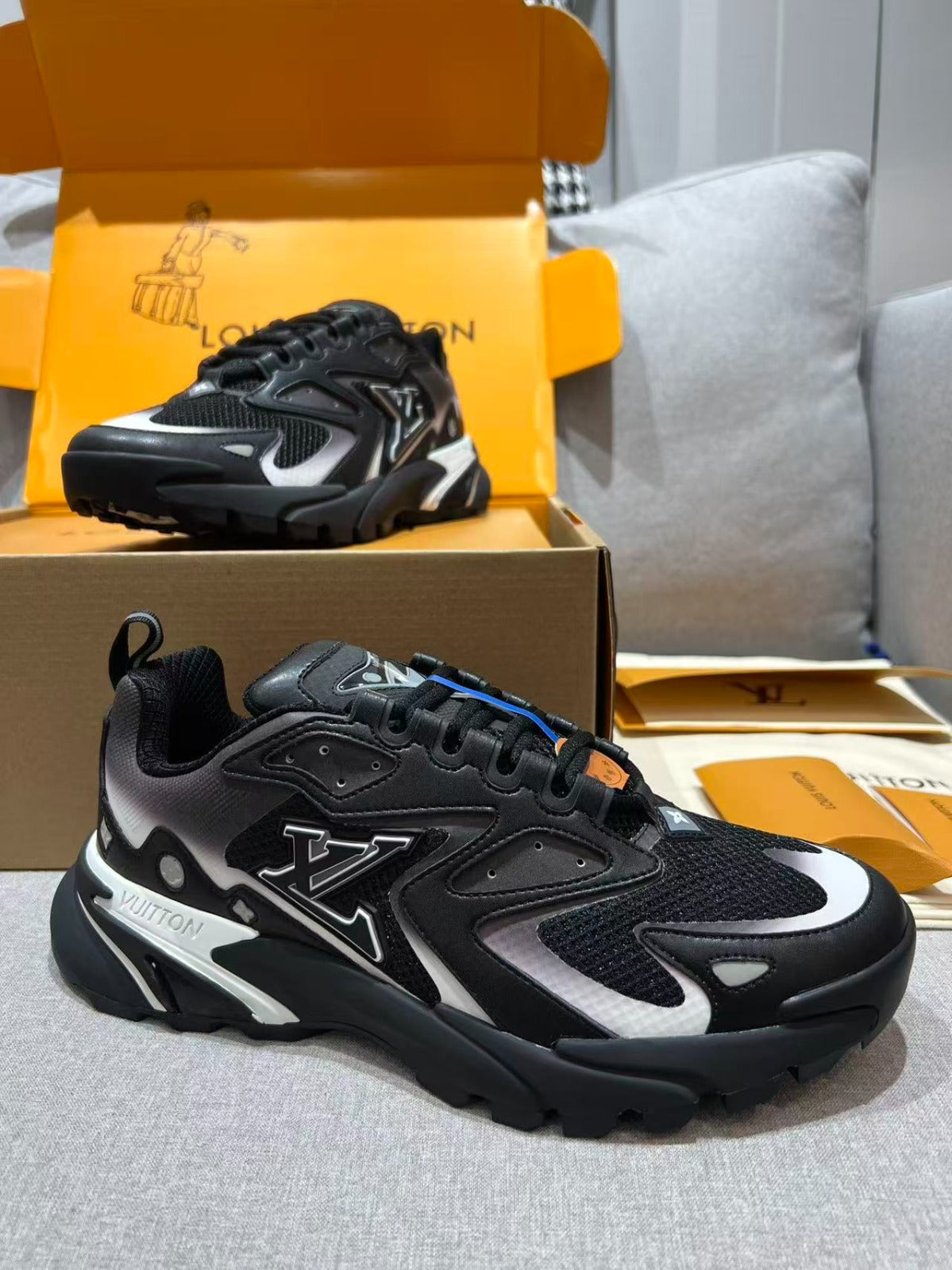 LV Runner Tatic Sneaker 'Black'