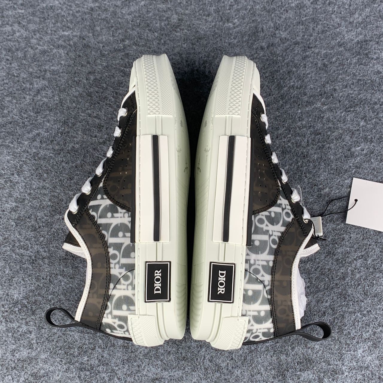 Dior B23 Low 'Oblique Charcoal'