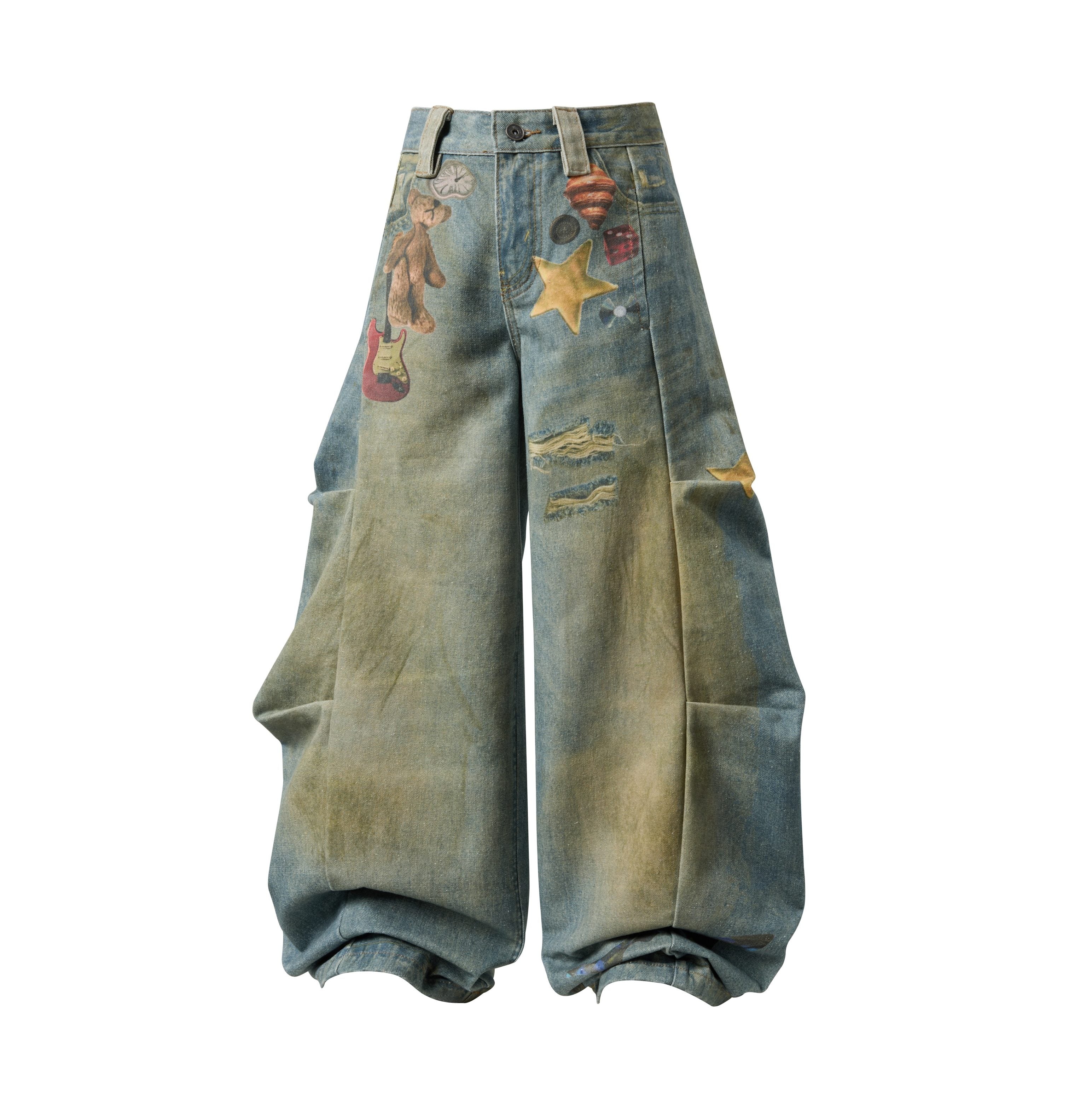 CapCabin “Playground Charm Balloon Jeans”