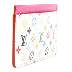 LV X TM Monogram Multicolor Card Holder Kawaii Pink