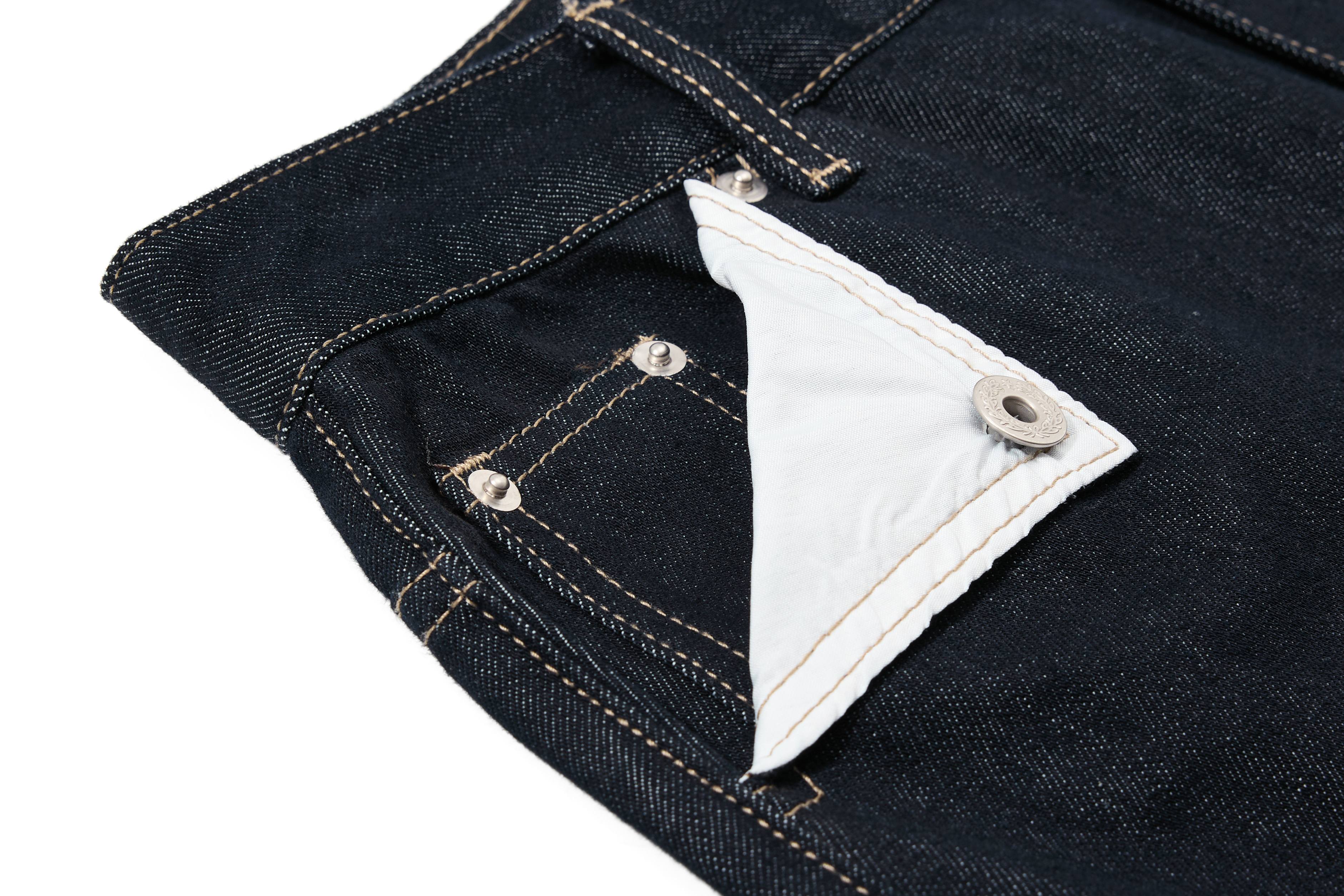 CapCabin Buckle Detail Wide-Leg Denim Pants