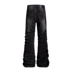 CapCabin Stacked Washed Denim Pants