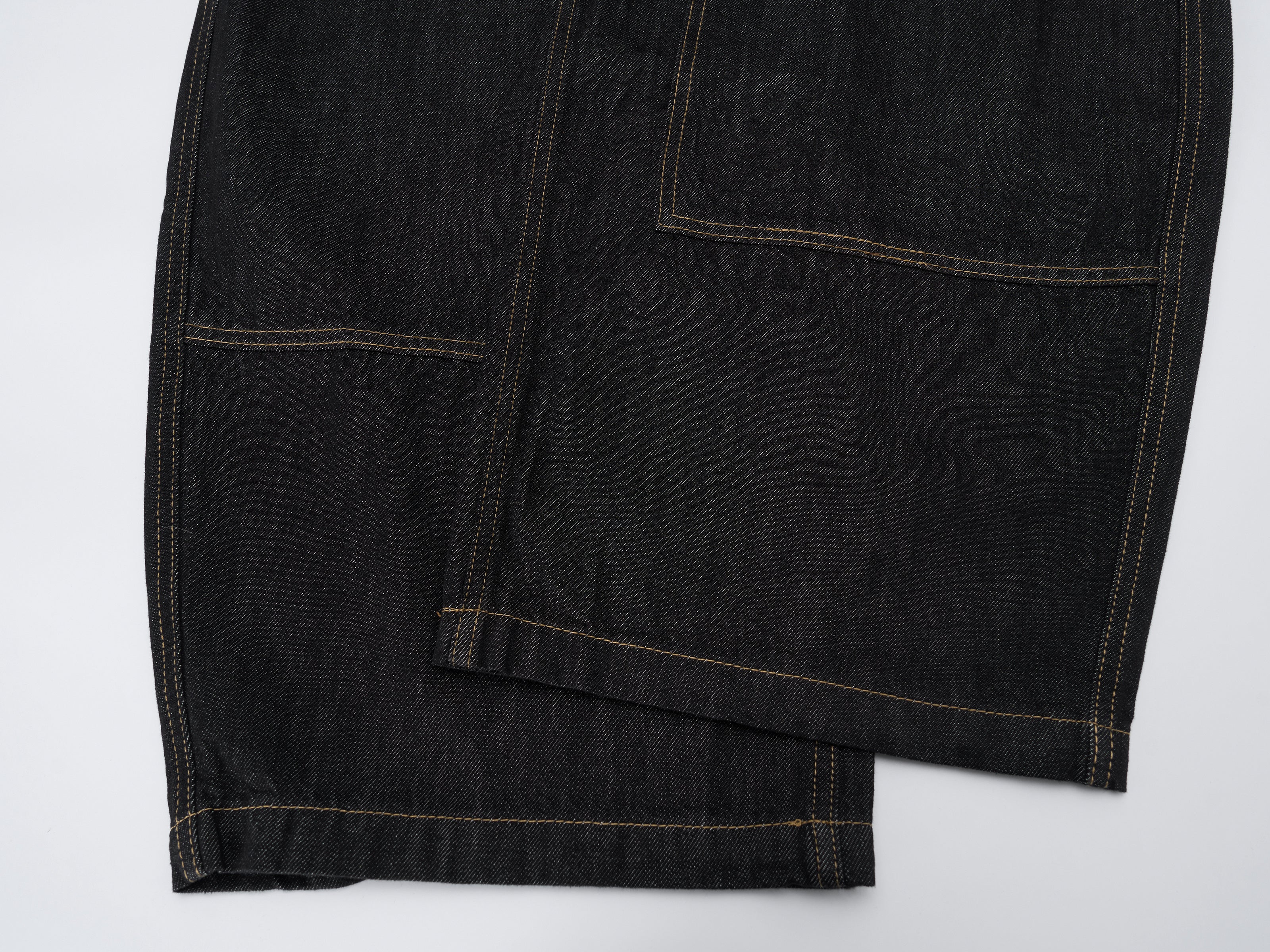 CapCabin Utility Wide-Leg Denim Pants
