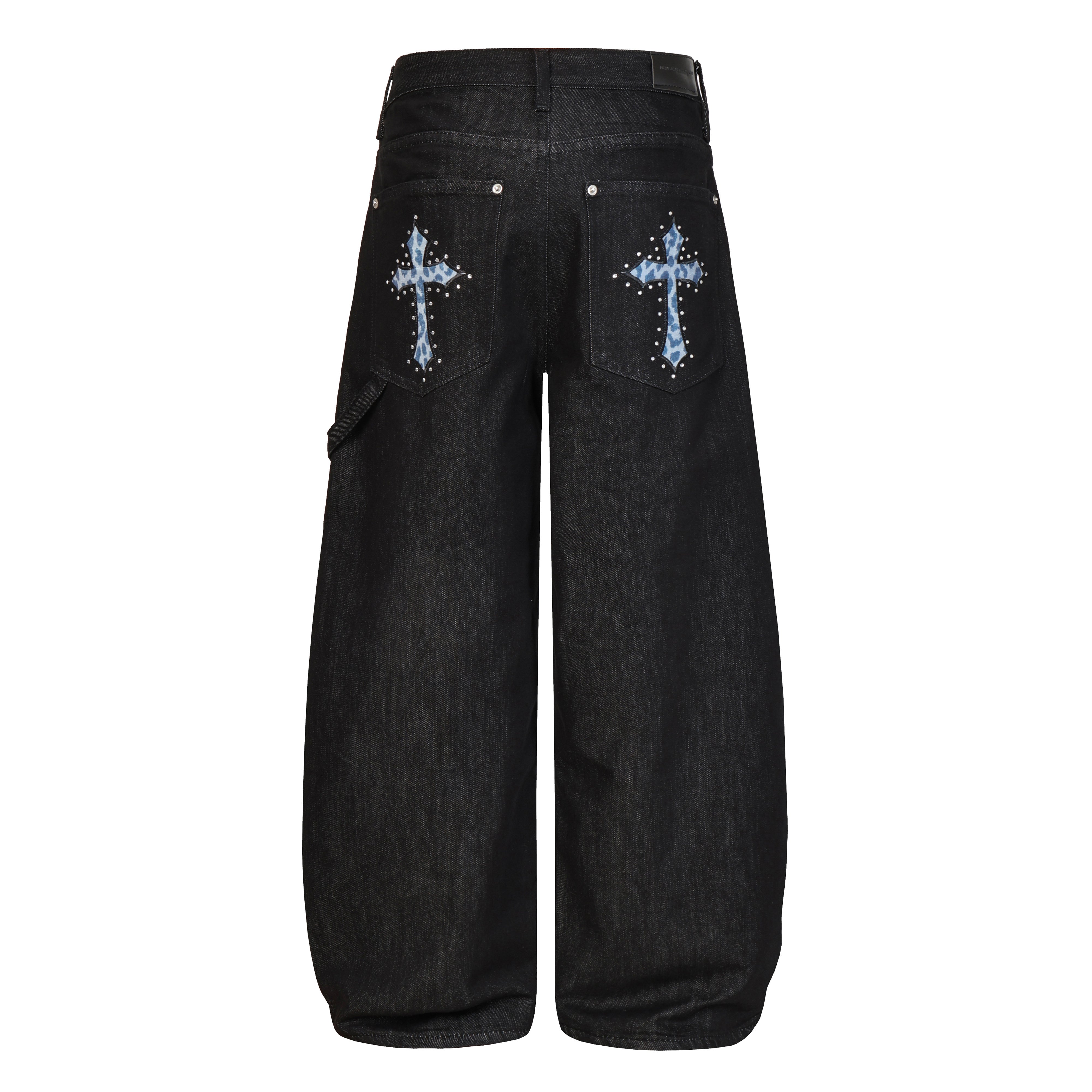 CapCabin Cross Pocket Wide-Leg Jeans