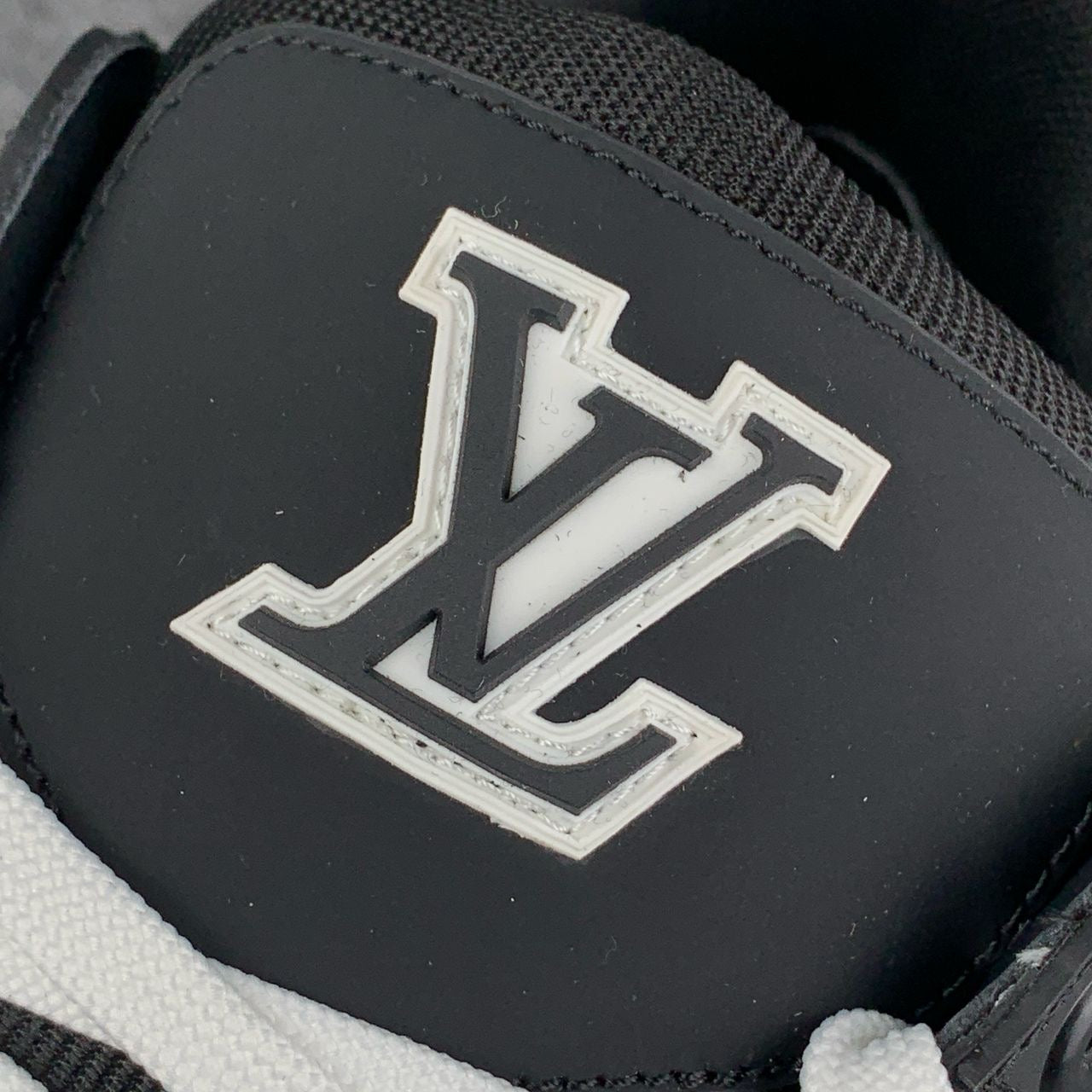 LV Trainer 'Embossed Monogram Black'