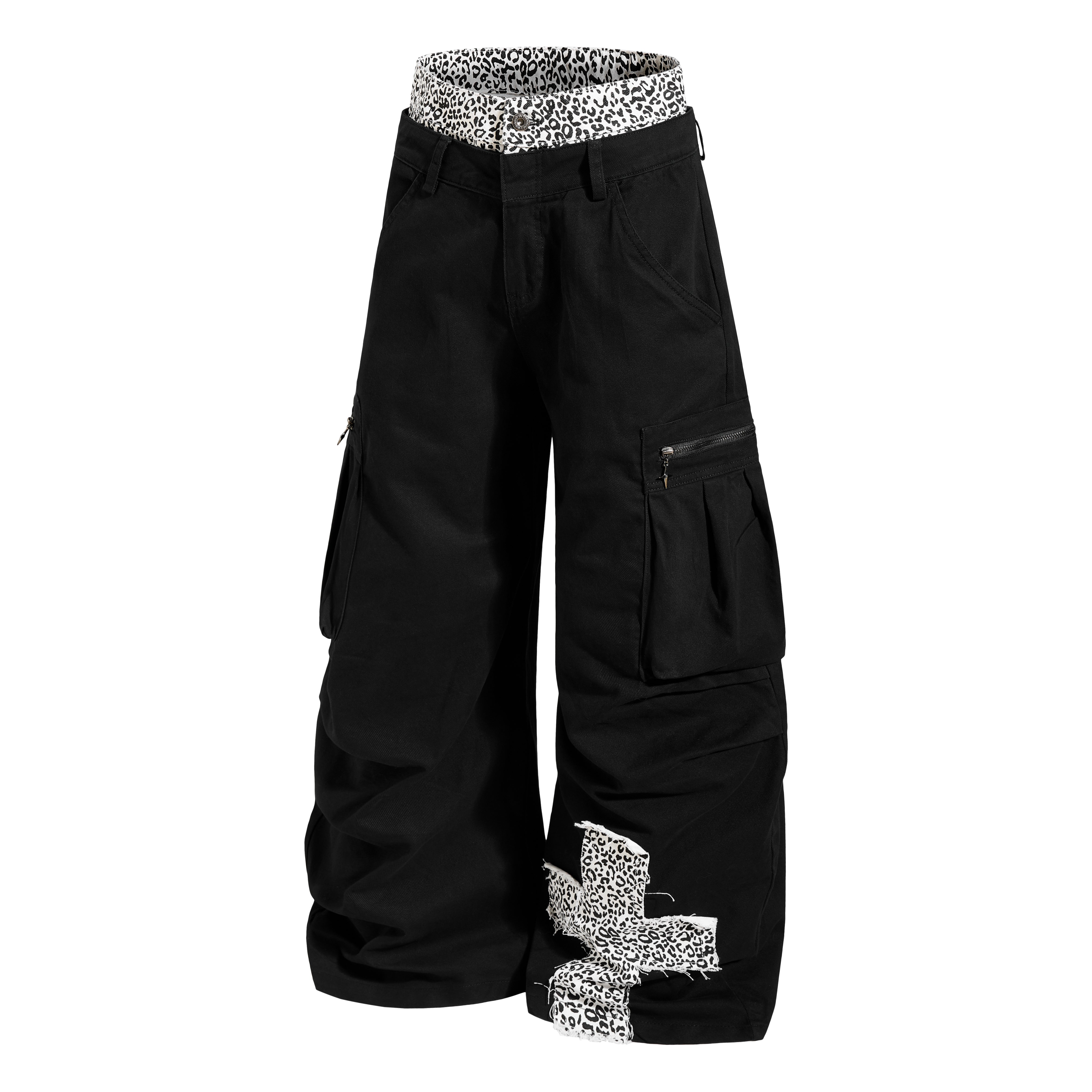 CapCabin Leopard Cross Utility Pants
