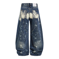 CapCabin “Grommet Washed Balloon Jeans