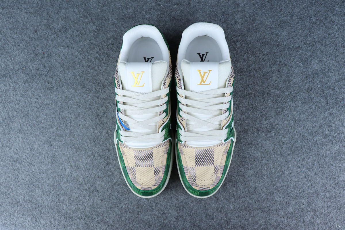 LV Trainer Damier 'White Green'