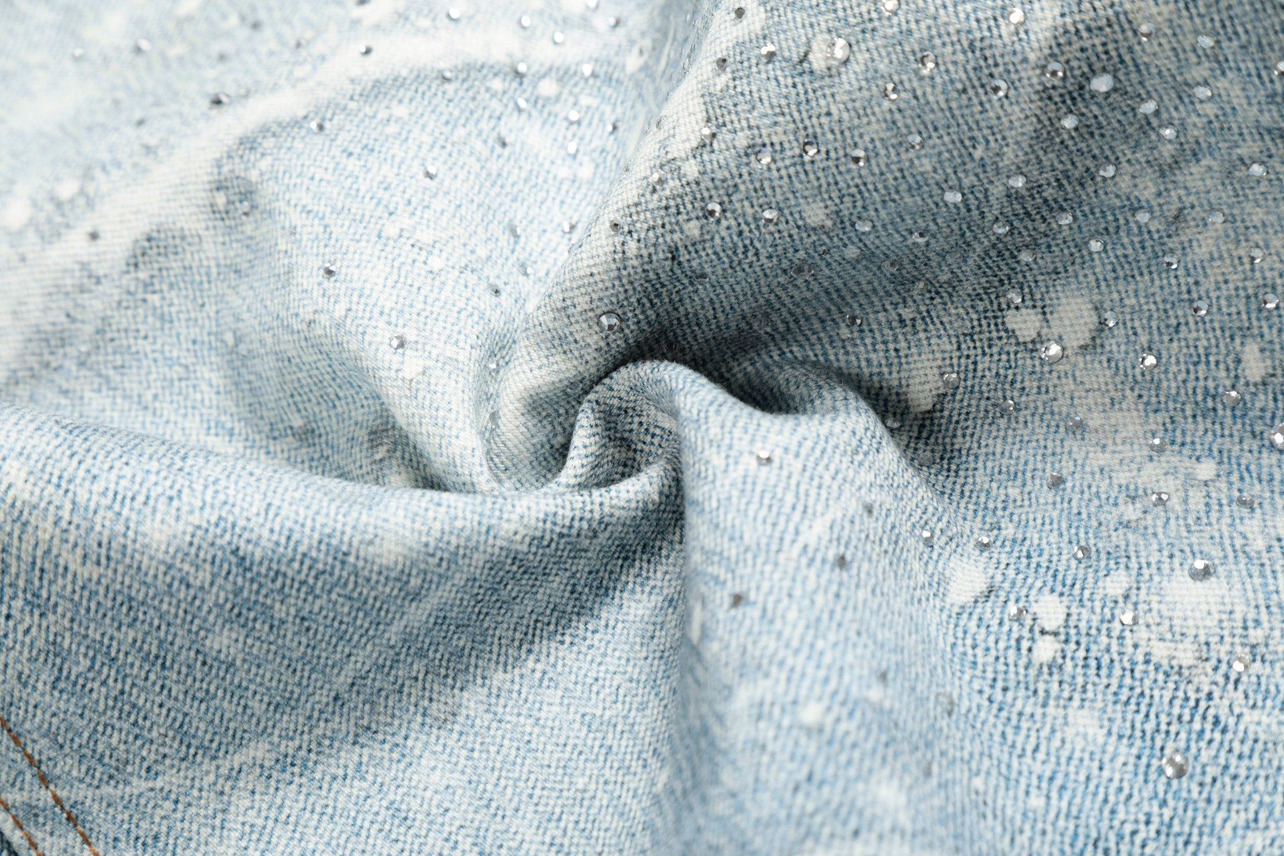 CapCabin Ice Web Wide-Leg Jeans