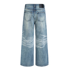 CapCabin Washed Wide-Leg Denim Jeans