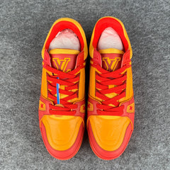 LV Trainer 'Bordeaux Red Orange'