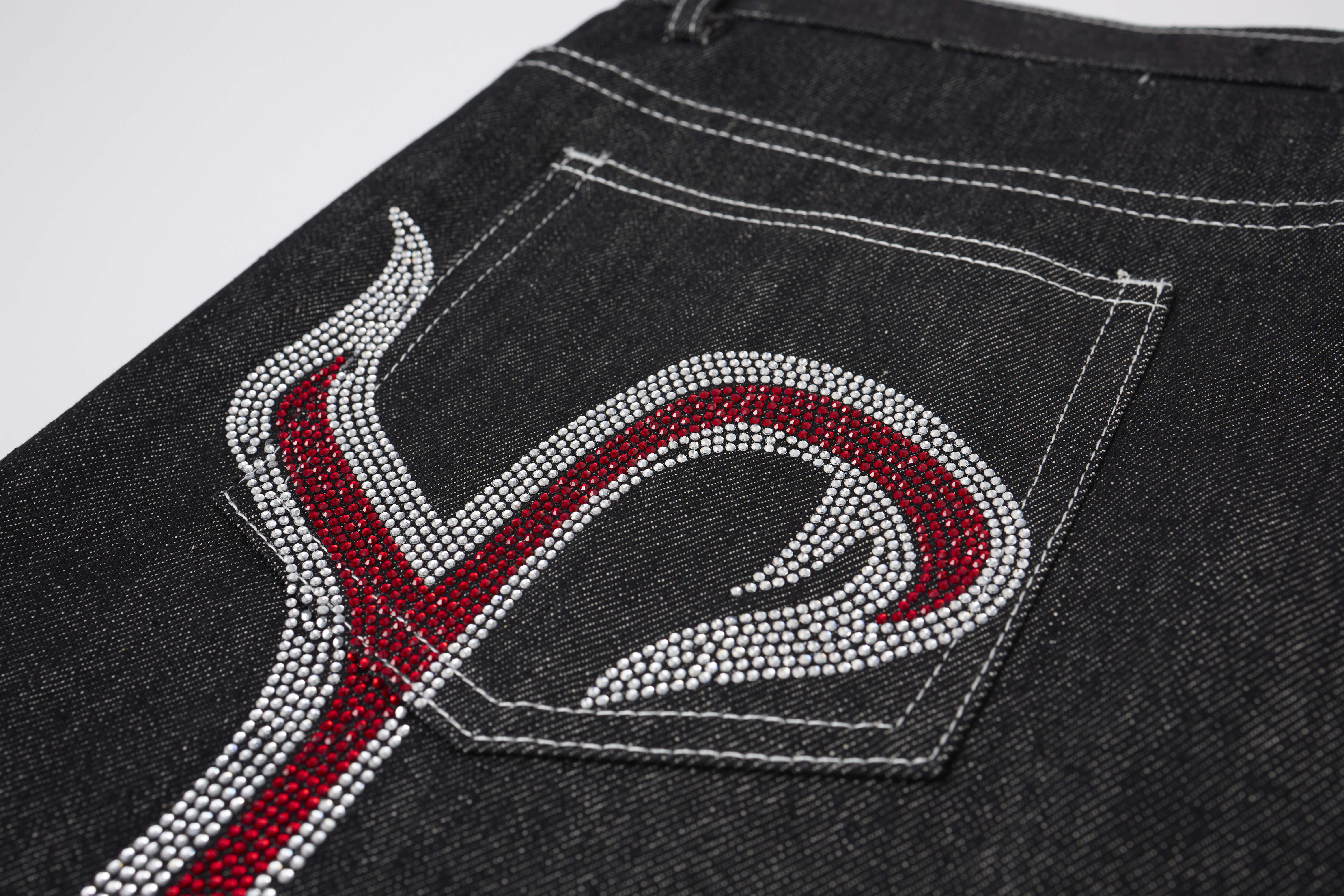 CapCabin Graphic Denim Pants