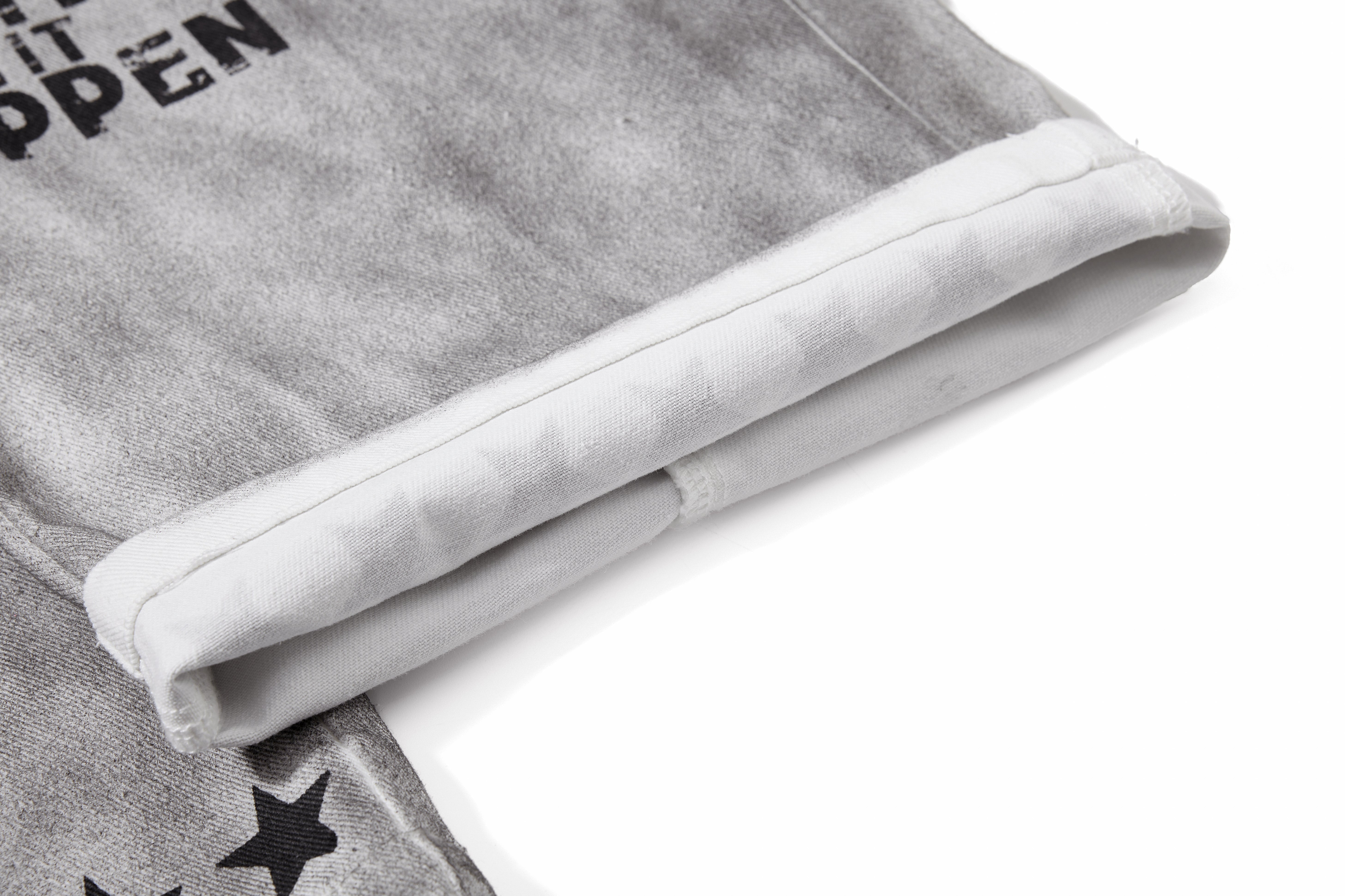 CapCabin Graphic Washed Wide-Leg Pants