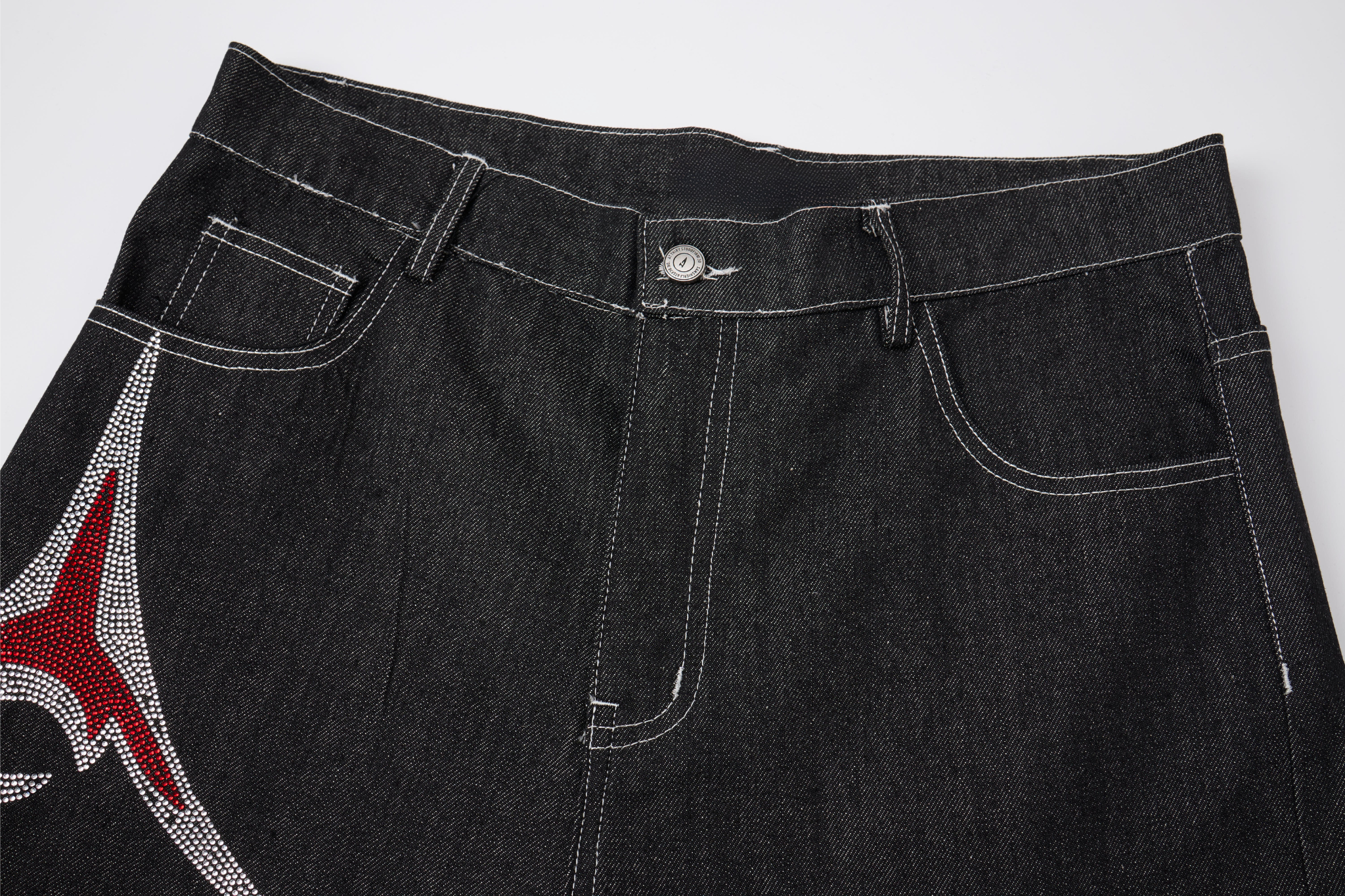 CapCabin Graphic Denim Pants