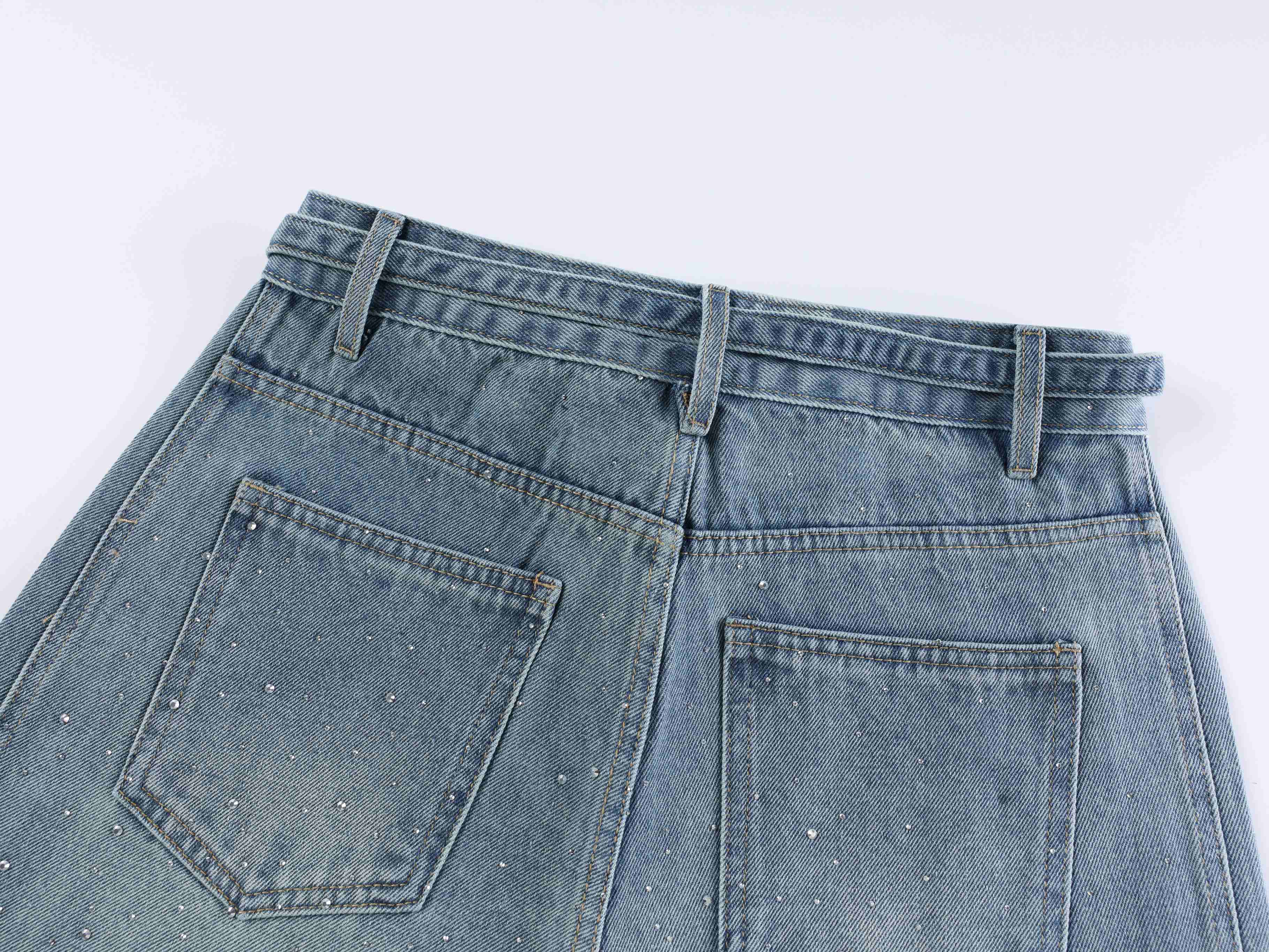 CapCabin “Starlight Dust Denim Pants”