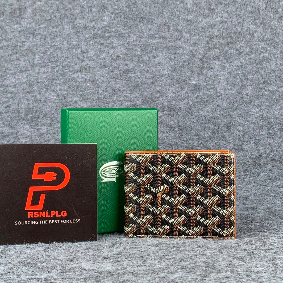 Goyard SLOT WALLET  'BLACK TAN'