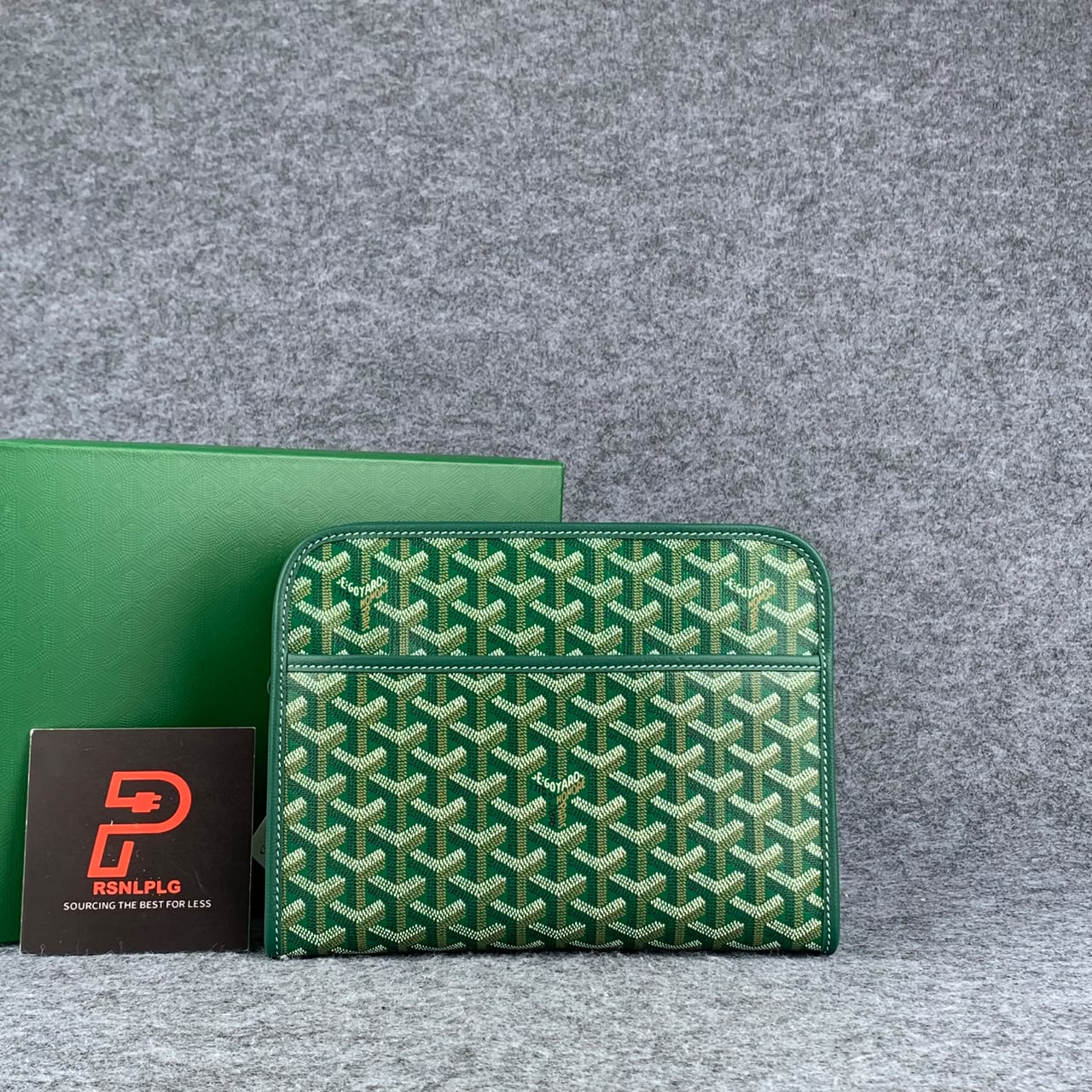 Goyard Toiletry Bag 'Green Goyardine'