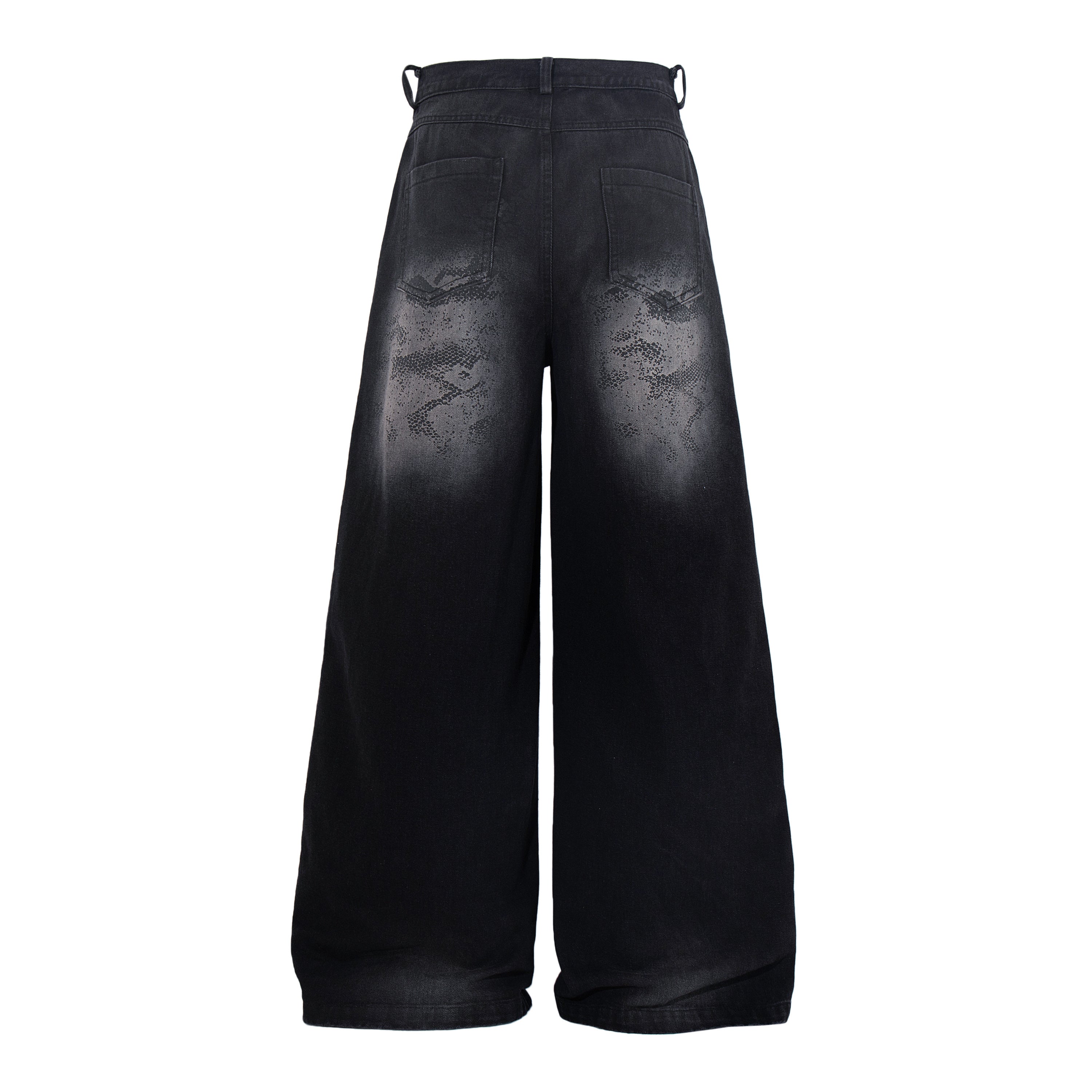 CapCabin Shadow Camo Wide-Leg Pants