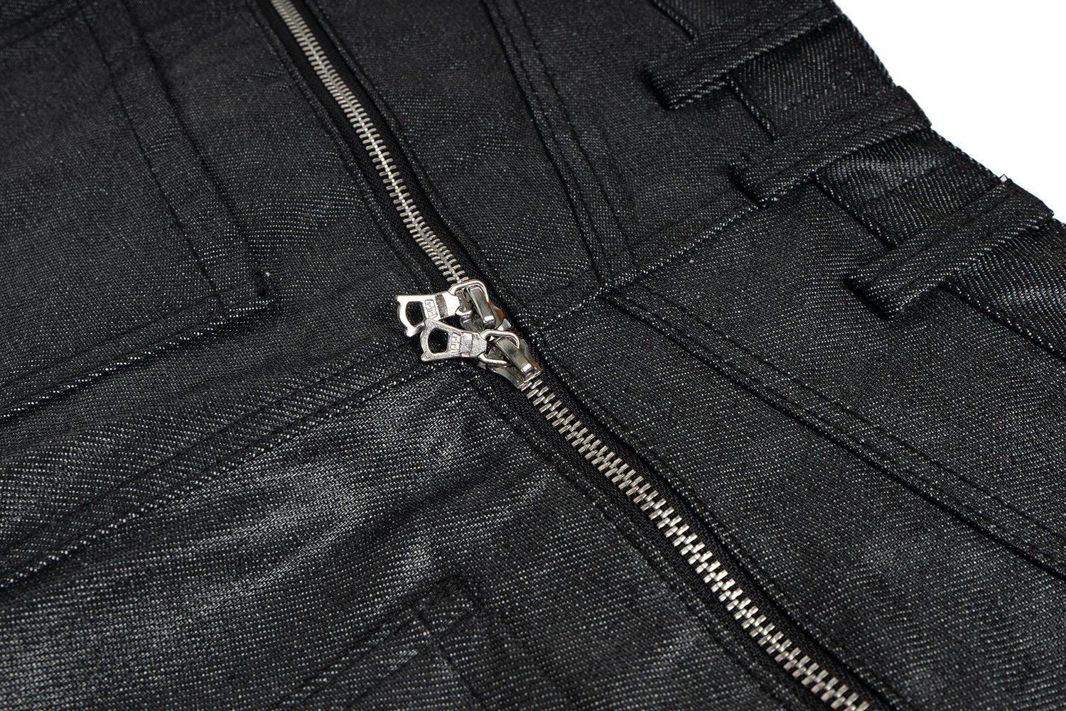 CapCabin Double Waist Denim Pants