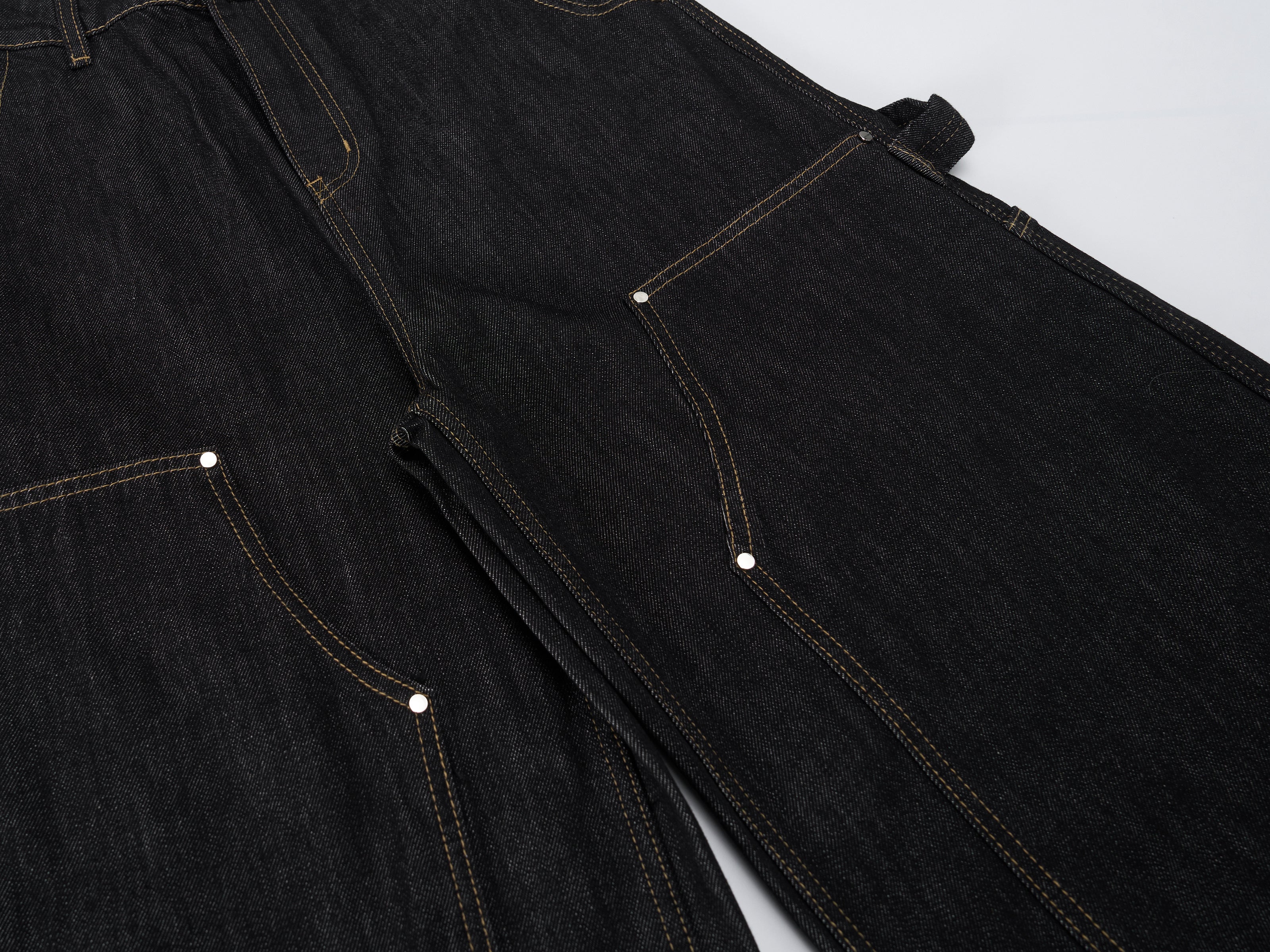 CapCabin Utility Wide-Leg Denim Pants