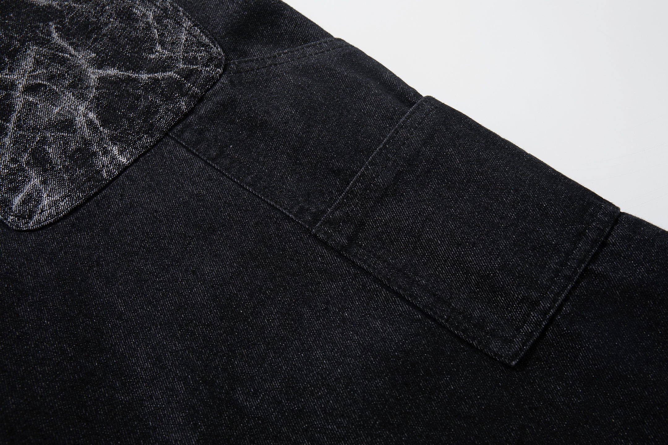 CapCabin Cracked Panel Wide-Leg Pants