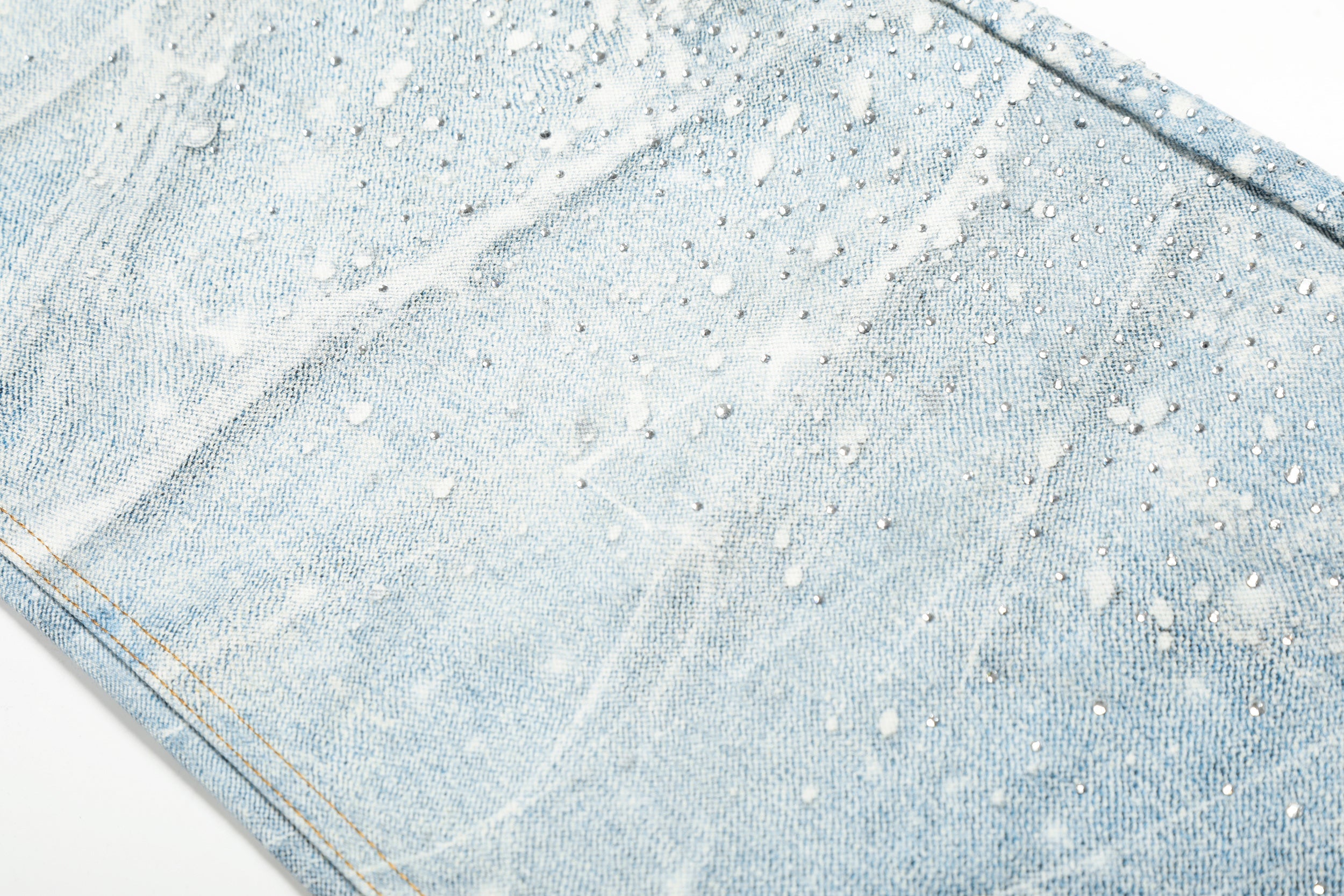 CapCabin Ice Web Wide-Leg Jeans