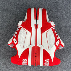 LV Trainer ' Red Monogram Denim '
