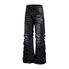 CapCabin Stacked Washed Denim Pants