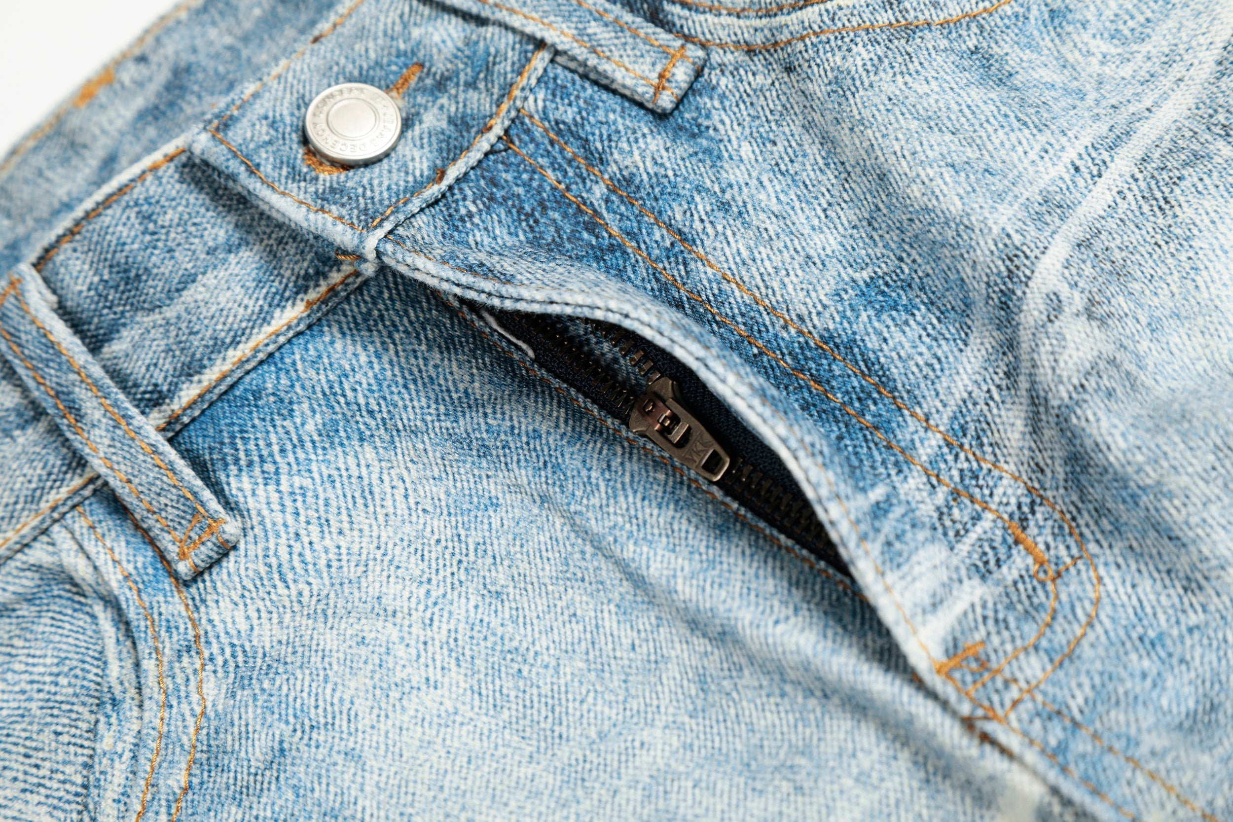CapCabin Ice Web Wide-Leg Jeans