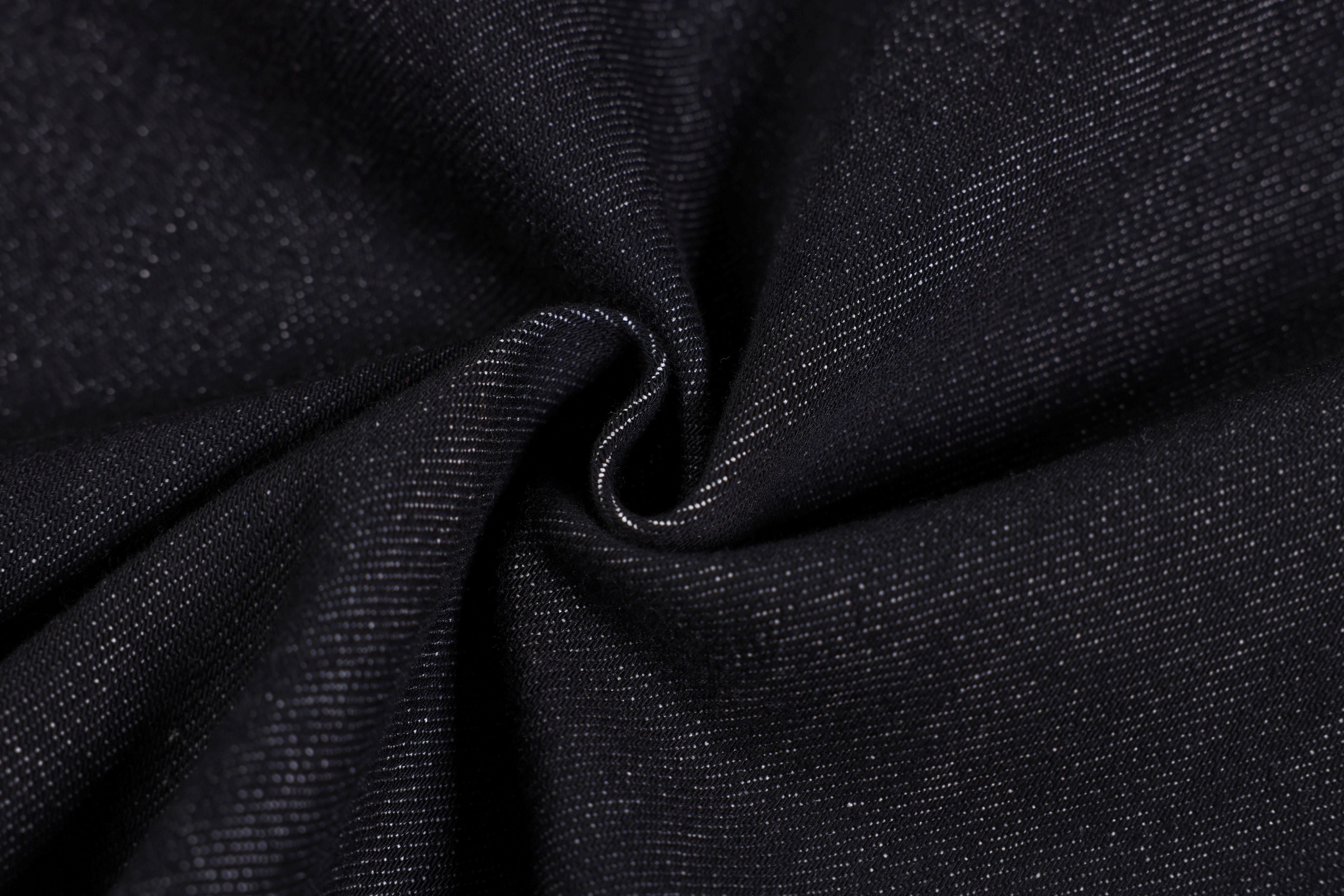 CapCabin Double Waist Star Denim Pants