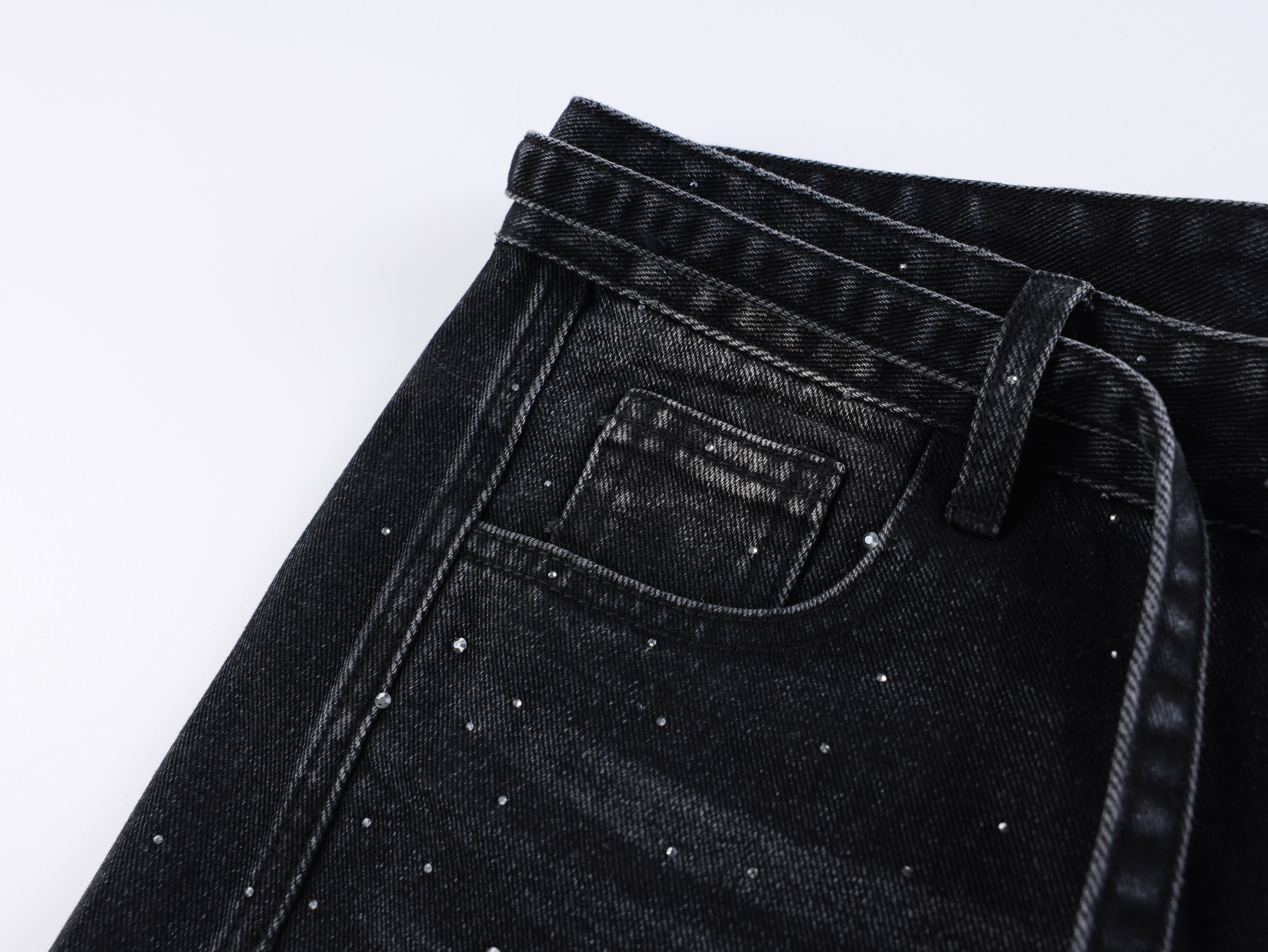 CapCabin “Starlight Dust Denim Pants”