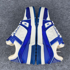 LV Trainer 'White Blue Crystals'