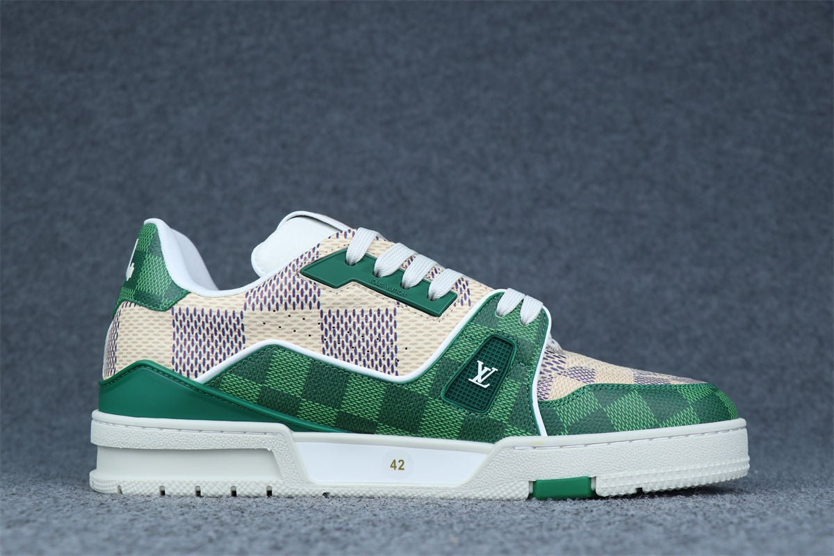 LV Trainer Damier 'White Green'
