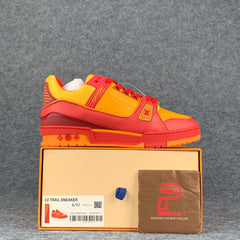 LV Trainer 'Bordeaux Red Orange'