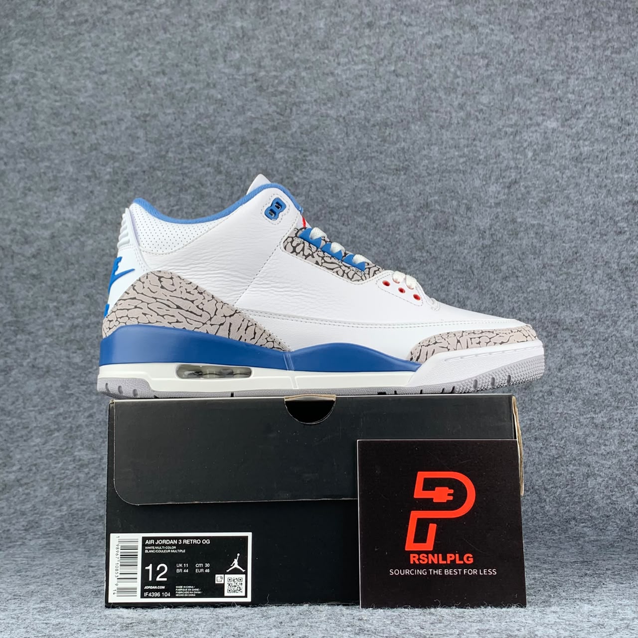 Air Jordan 3 Retro OG 'True Blue' 2026