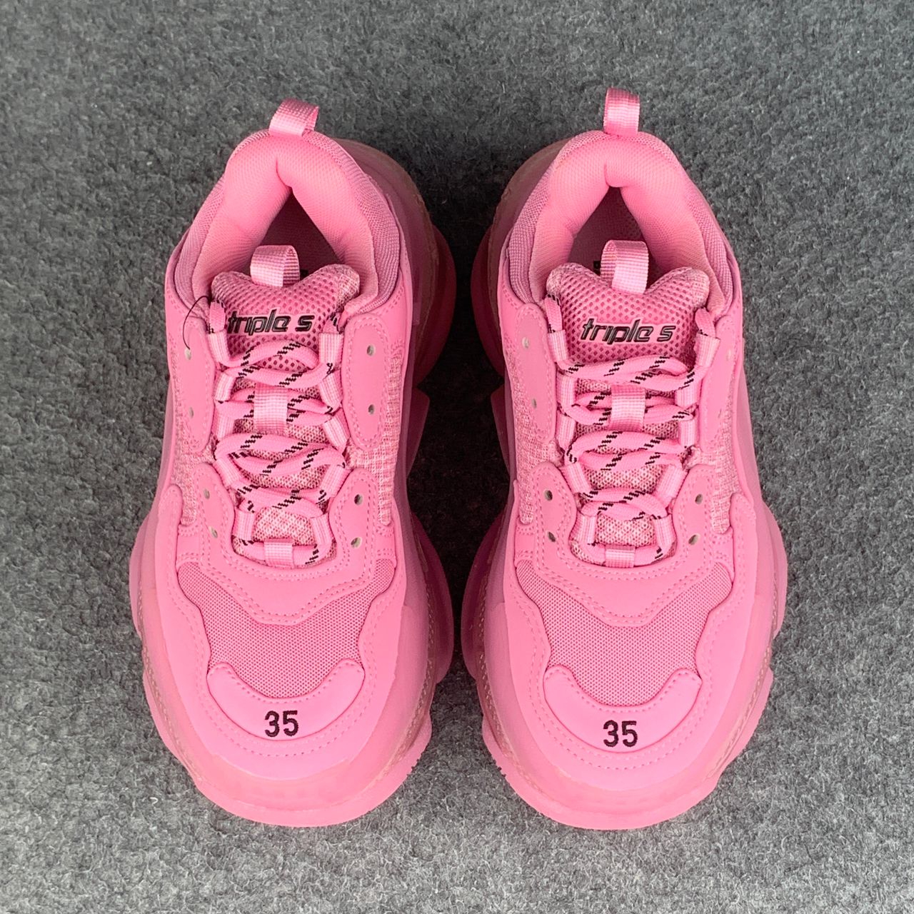 Balenciaga Wmns Triple S 'Clear Sole - Pink'