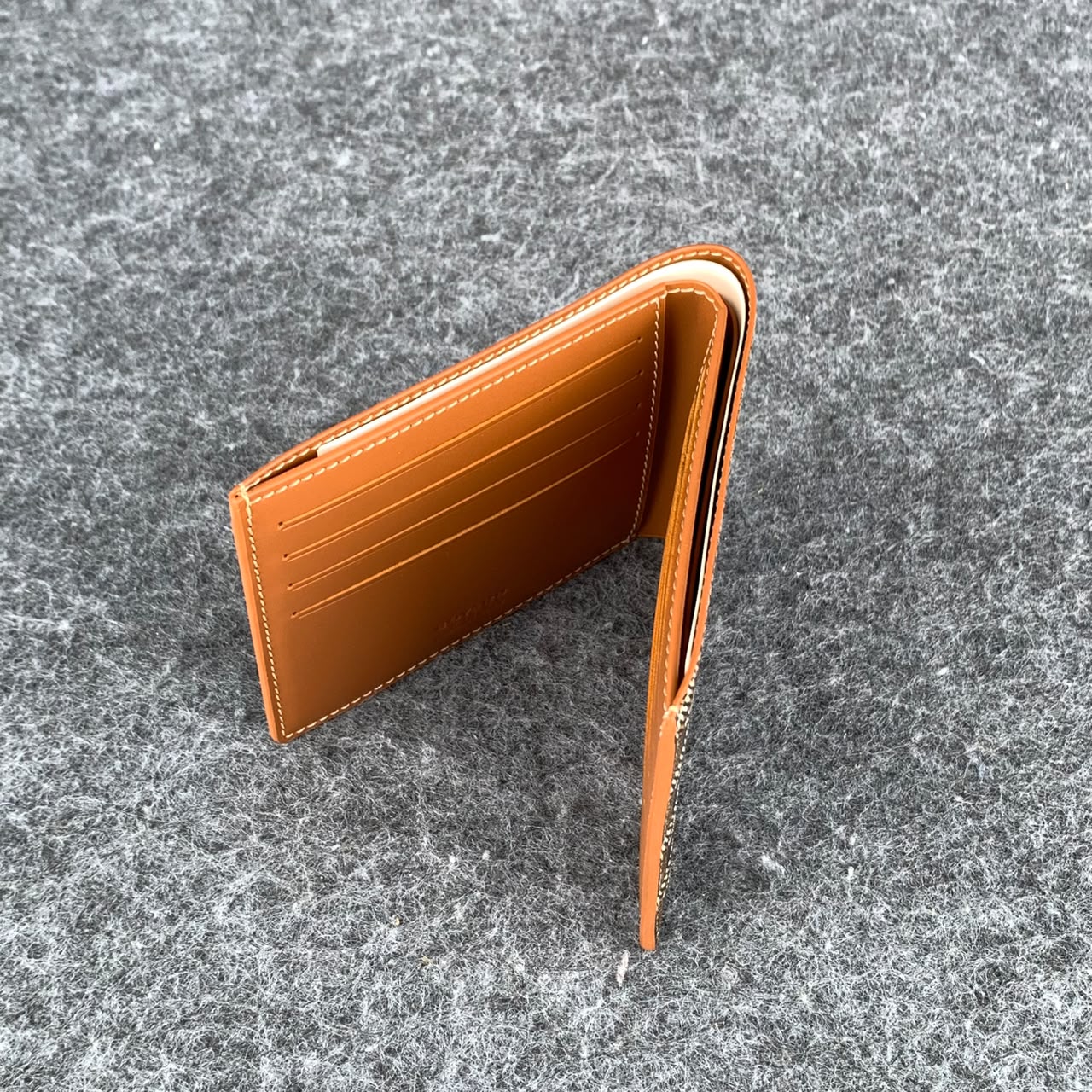 Goyard SLOT WALLET  'BLACK TAN'