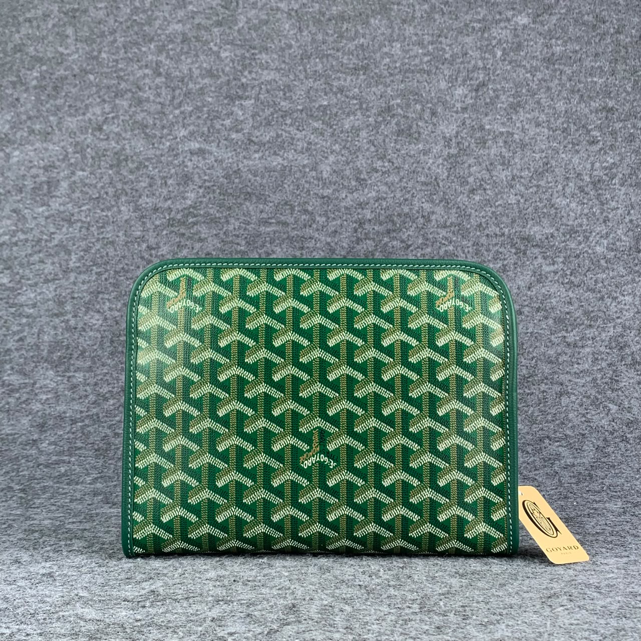 Goyard Toiletry Bag 'Green Goyardine'