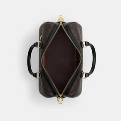 Coach Outlet Rowan Large Satchel Bag In Signature Canvas