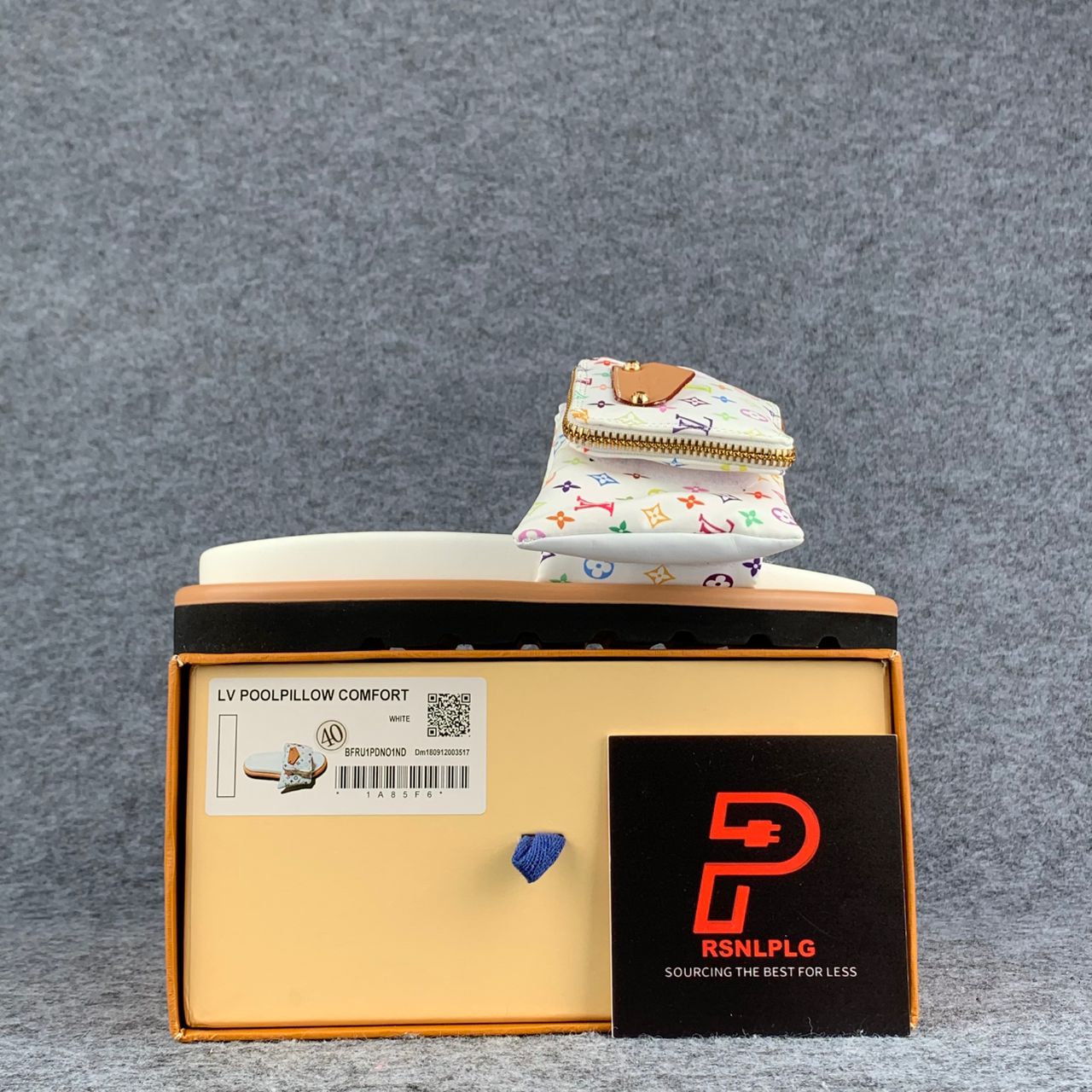 LV x TM Pool Pillow Flat Comfort Mule