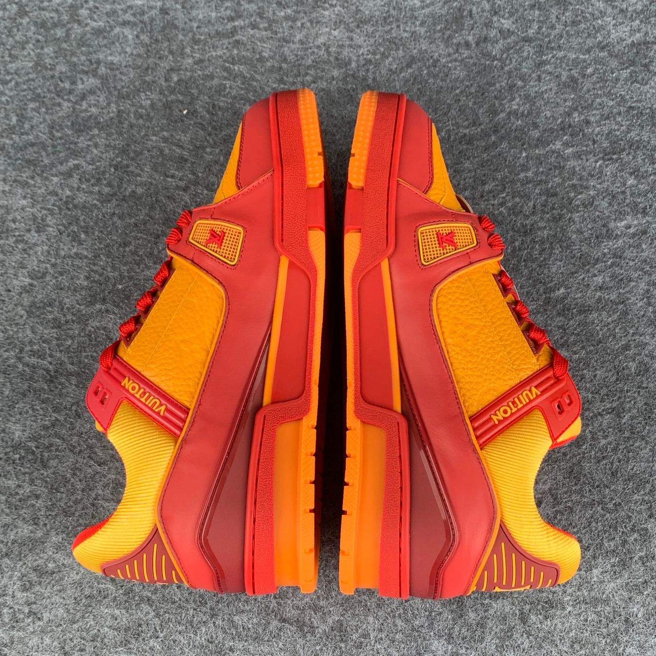 LV Trainer 'Bordeaux Red Orange'