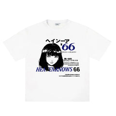 Anime Y2K "They Know" Vintage Graphic T Shirt