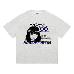 Anime Y2K "They Know" Vintage Graphic T Shirt