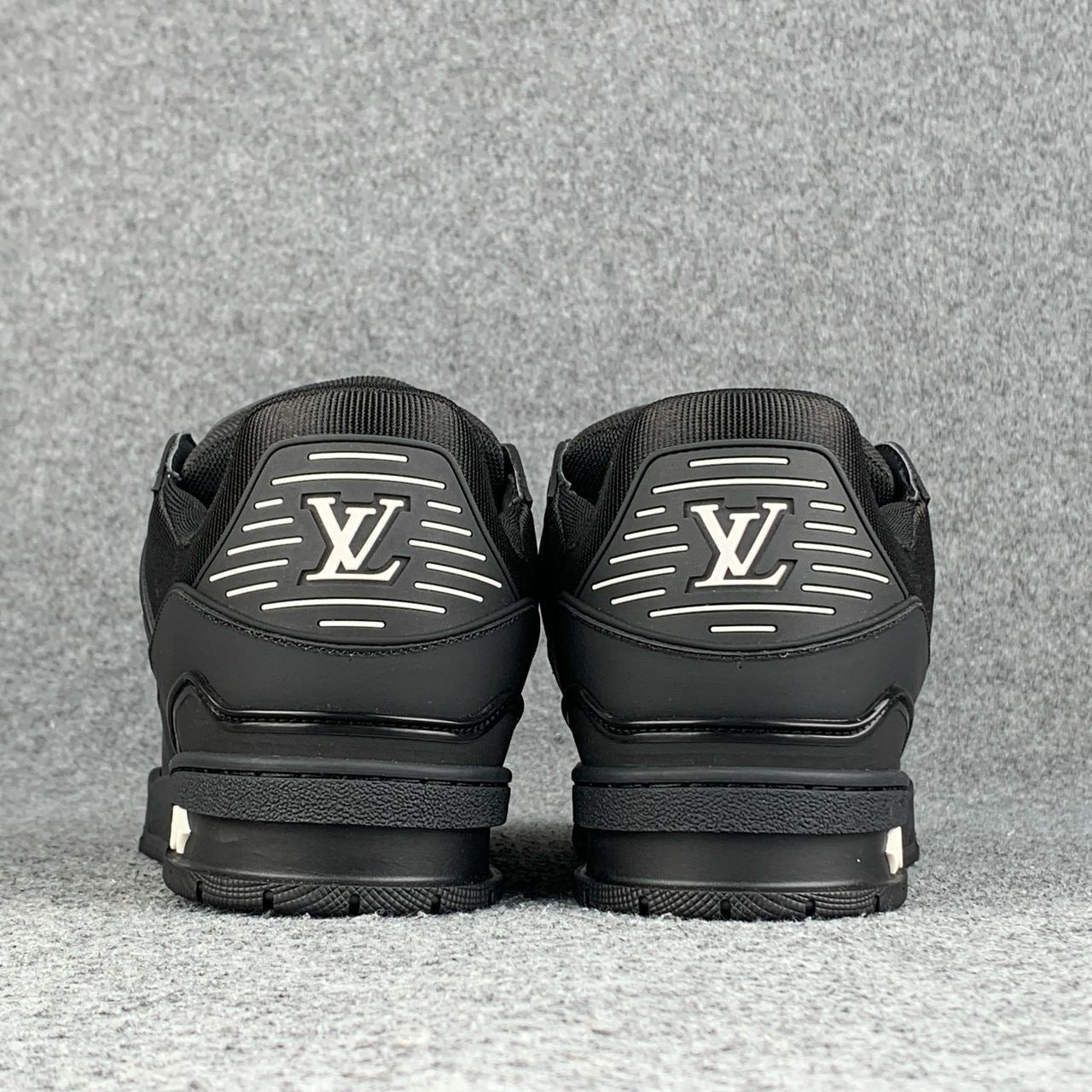 LV Trainer 'Embossed Monogram Black'