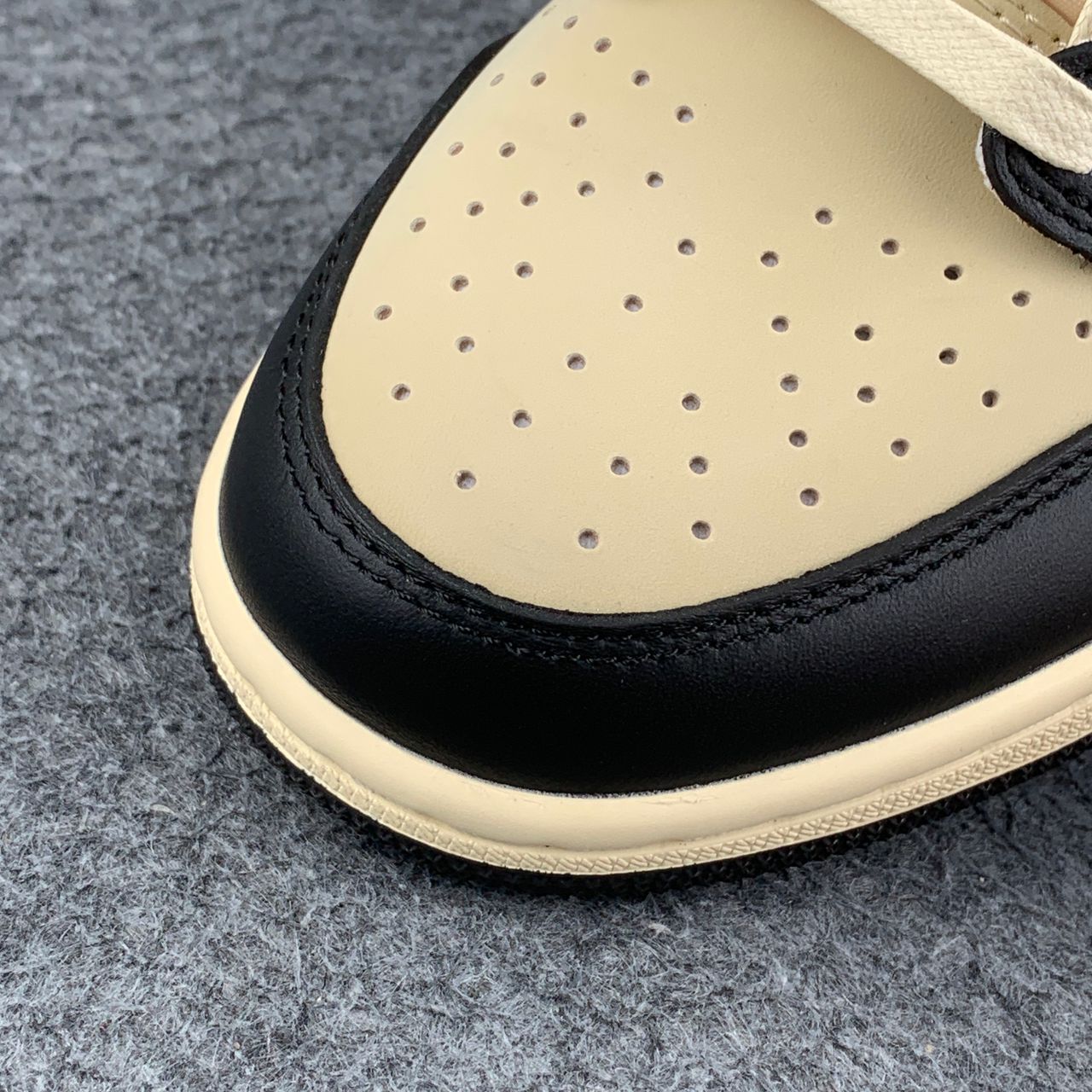 Custom Travis Scott x Air Jordan 1 Retro Low OG SP 'Pale Vanilla'