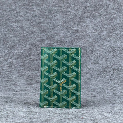 Goyard Canvas Saint Marc Card Wallet 'Green'